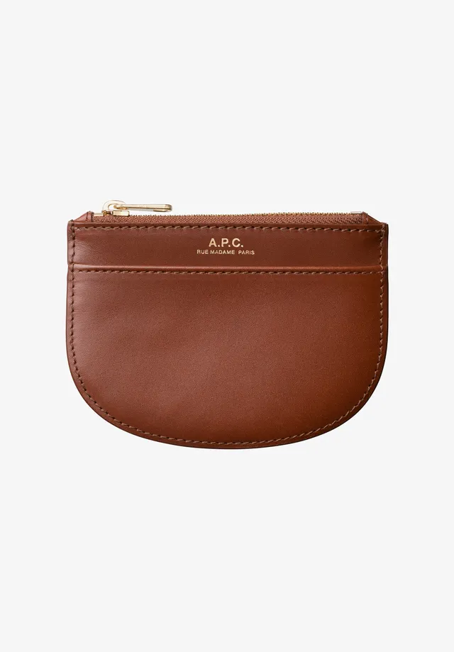 A.P.C. Demi-Lune New Portemonnaie Leder Kartenfächer