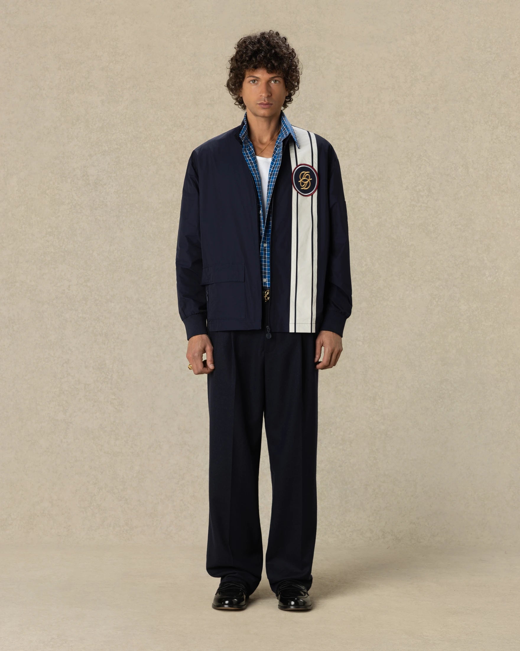 Drôle De Monsieur Outerwear D Mirror Racing Jacke Navy M