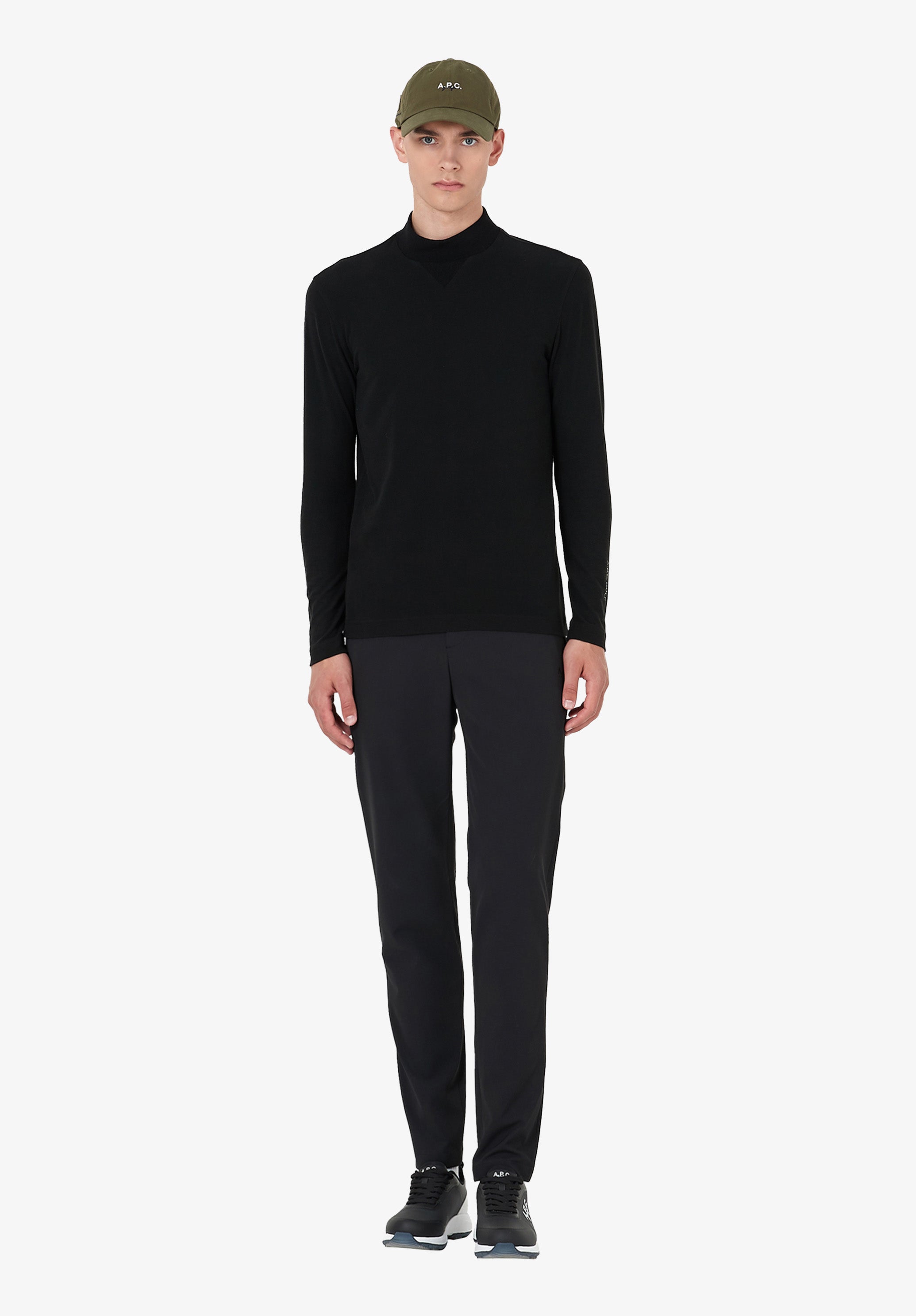 A.P.C. Golf Langarm-T-Shirt T-Shirt L schmal geschnitten
