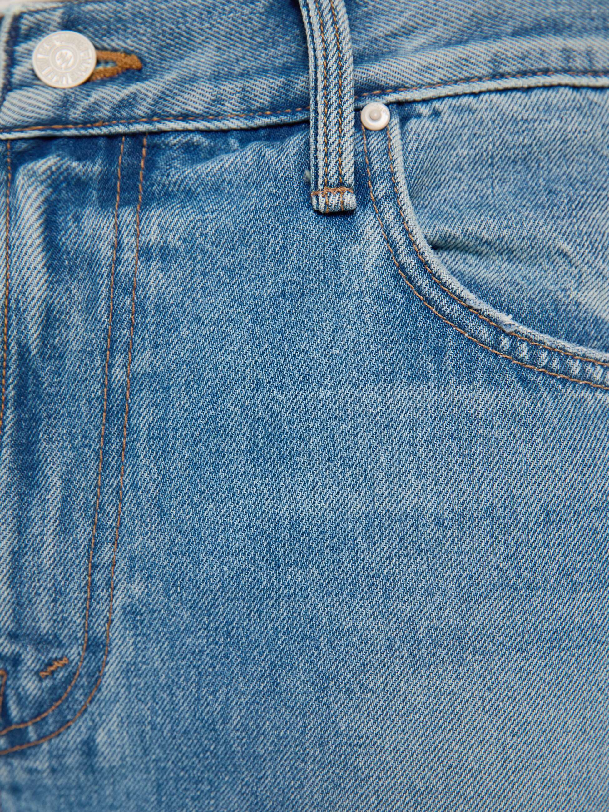 Mother The Bronco Last Man Standing Jeans Hellblau Straight