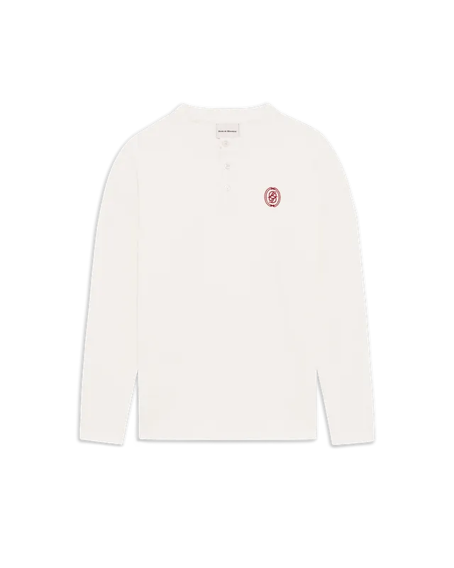 Drôle De Monsieur D Mirror Waffle Longsleeve Off-White