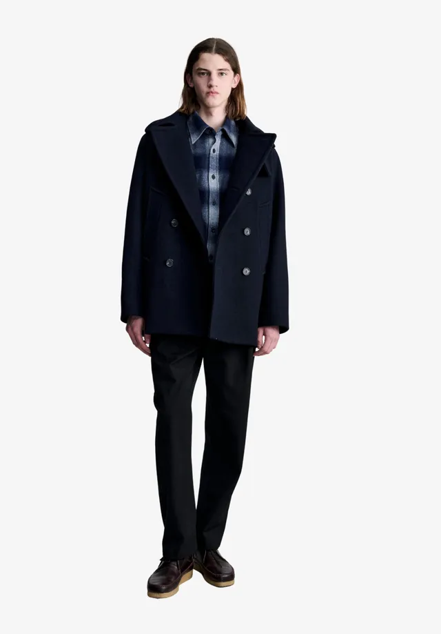 A.P.C. Cabanjacke Recycling-Wolle zweireihig