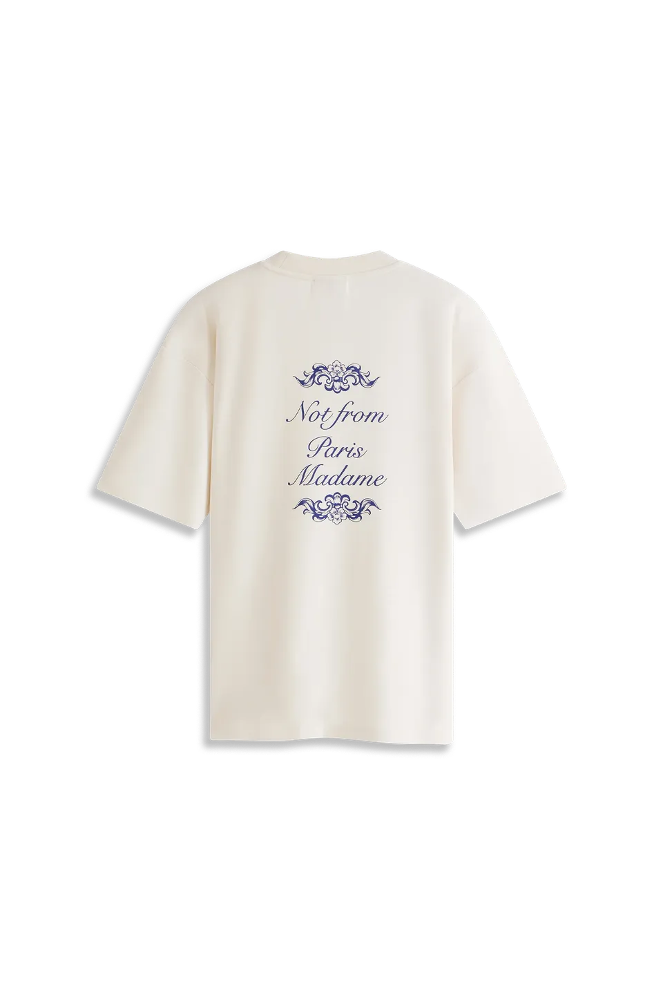 Drôle De Monsieur Le T-Shirt Slogan Ornements T-Shirt Weiß