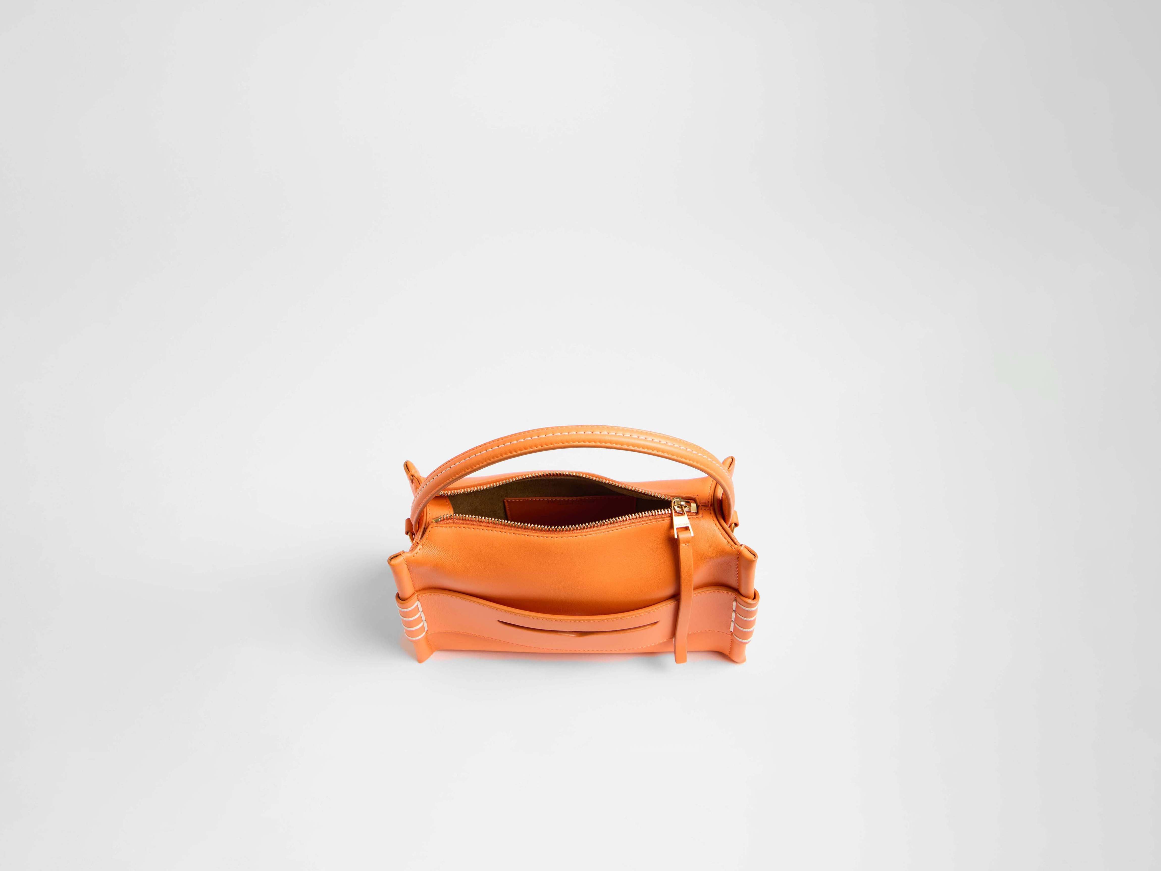 J.W.Anderson Bags Small Loafer Bag Handtasche Orange Leder