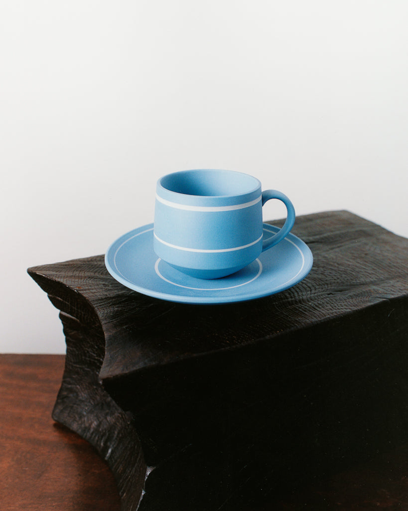 J.W.Anderson Tea Cup & Saucer Teetasse Hellblau