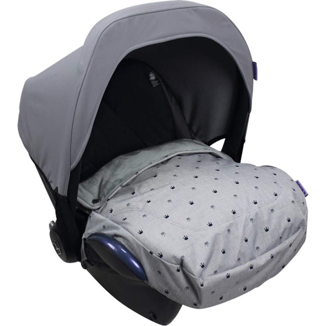 Dooky Cosy Top Crowns Fußsack Babyschale 0+ Universal