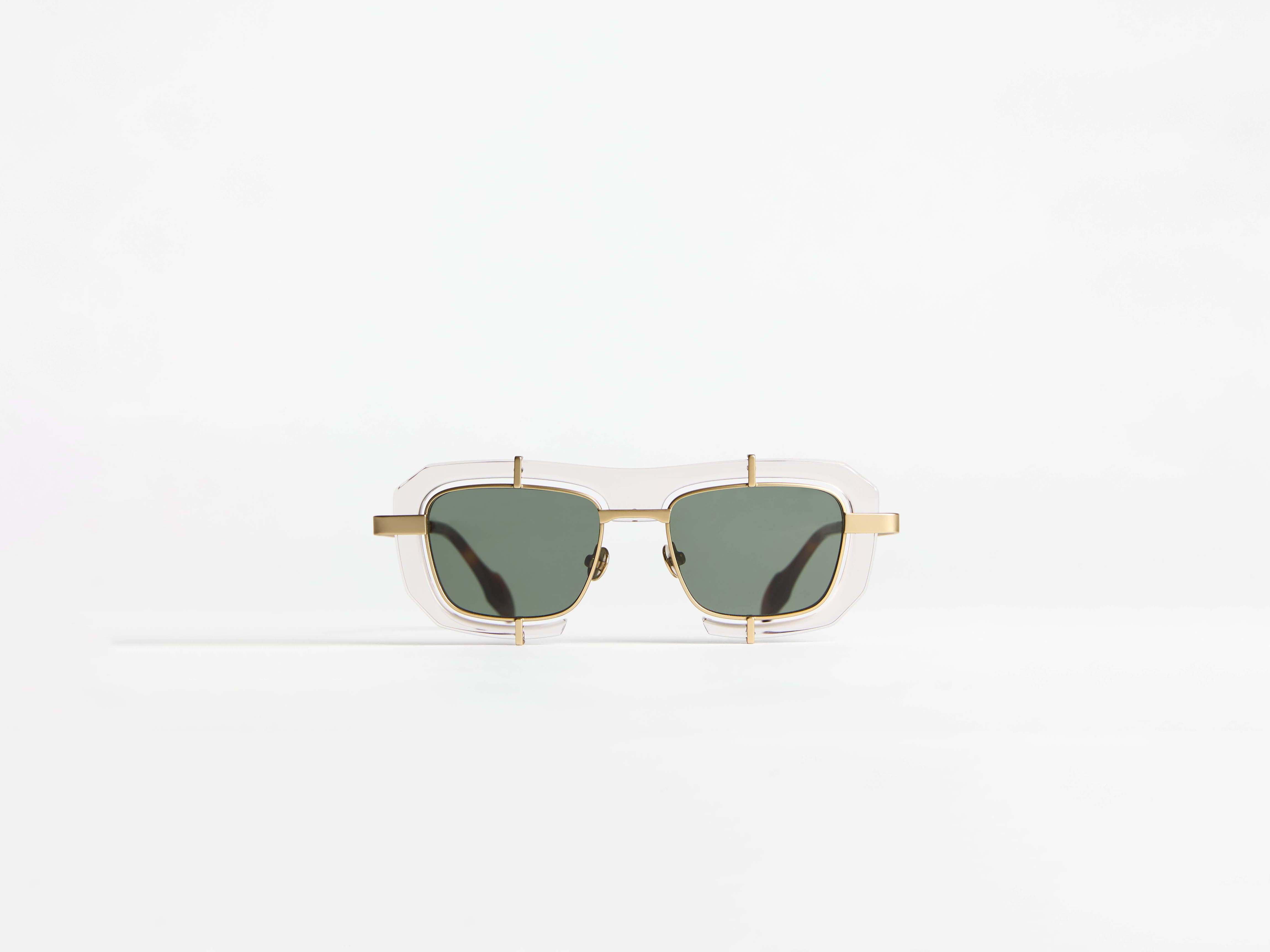 J.W.Anderson JWA03 Geometric Sonnenbrille Clear Unisex