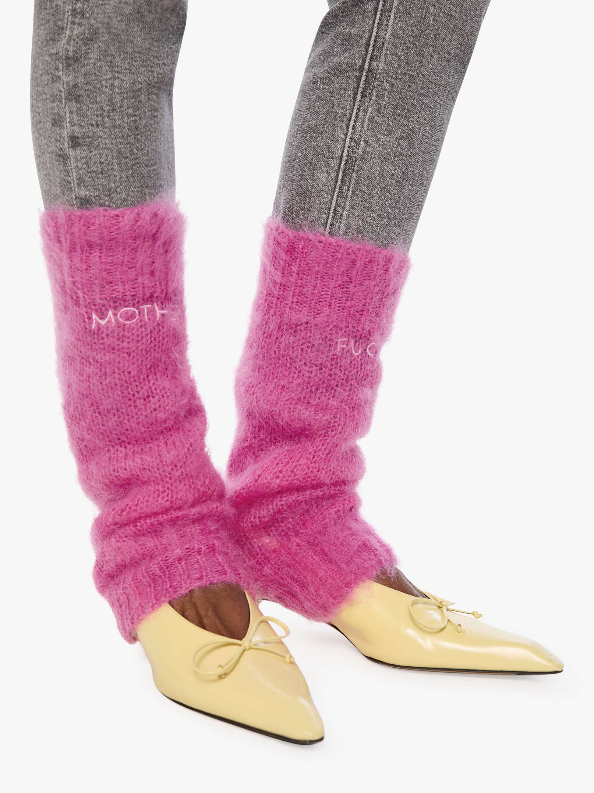 Mother The Decaf Stulpen Pink Cotton Candy Frosting