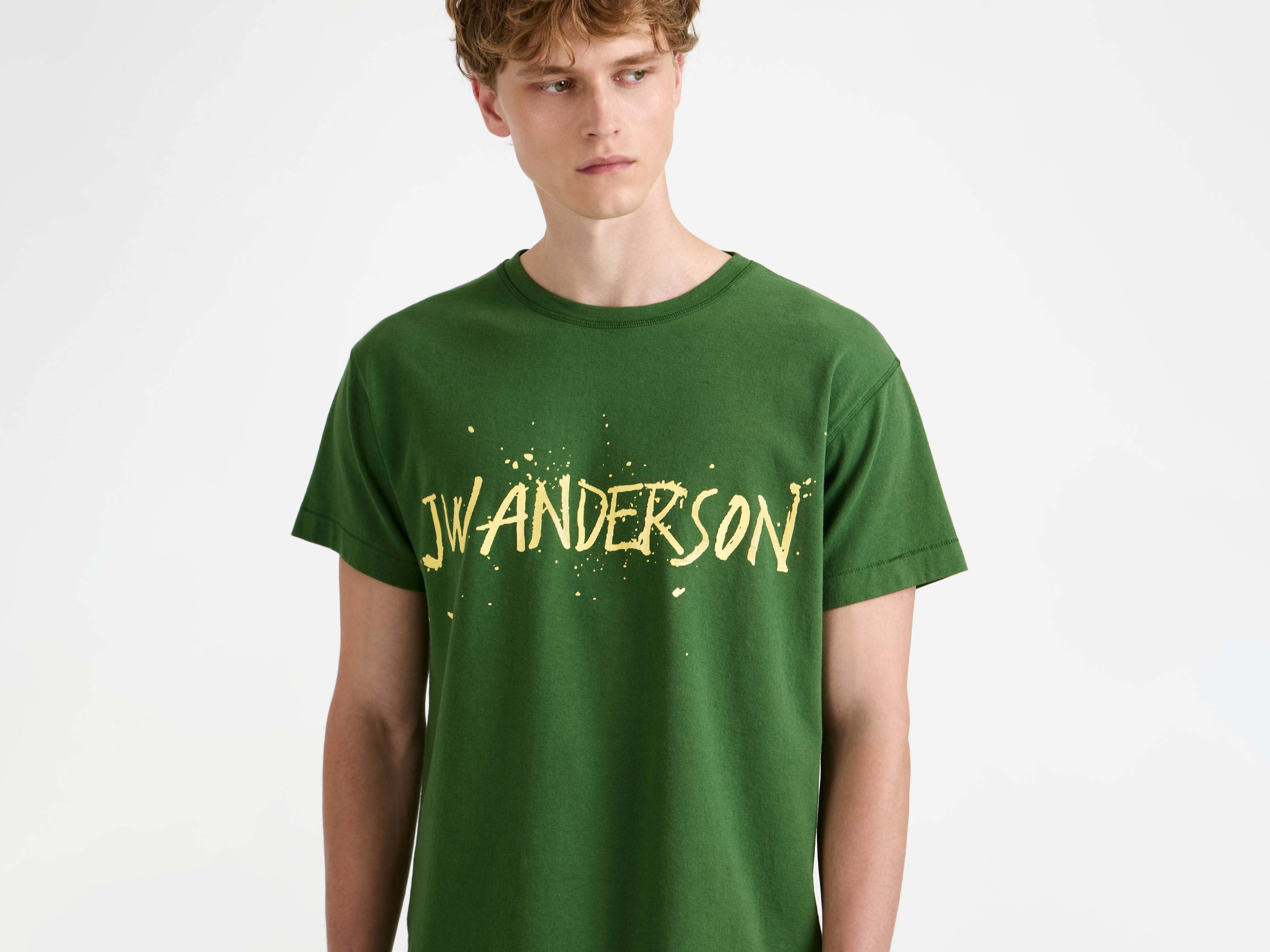 J.W.Anderson Shirts Circular T-Shirt Jersey Grün S M L