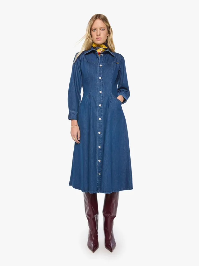 Mother Skirts Dresses Honor Roll Western Kleid Dunkelblau