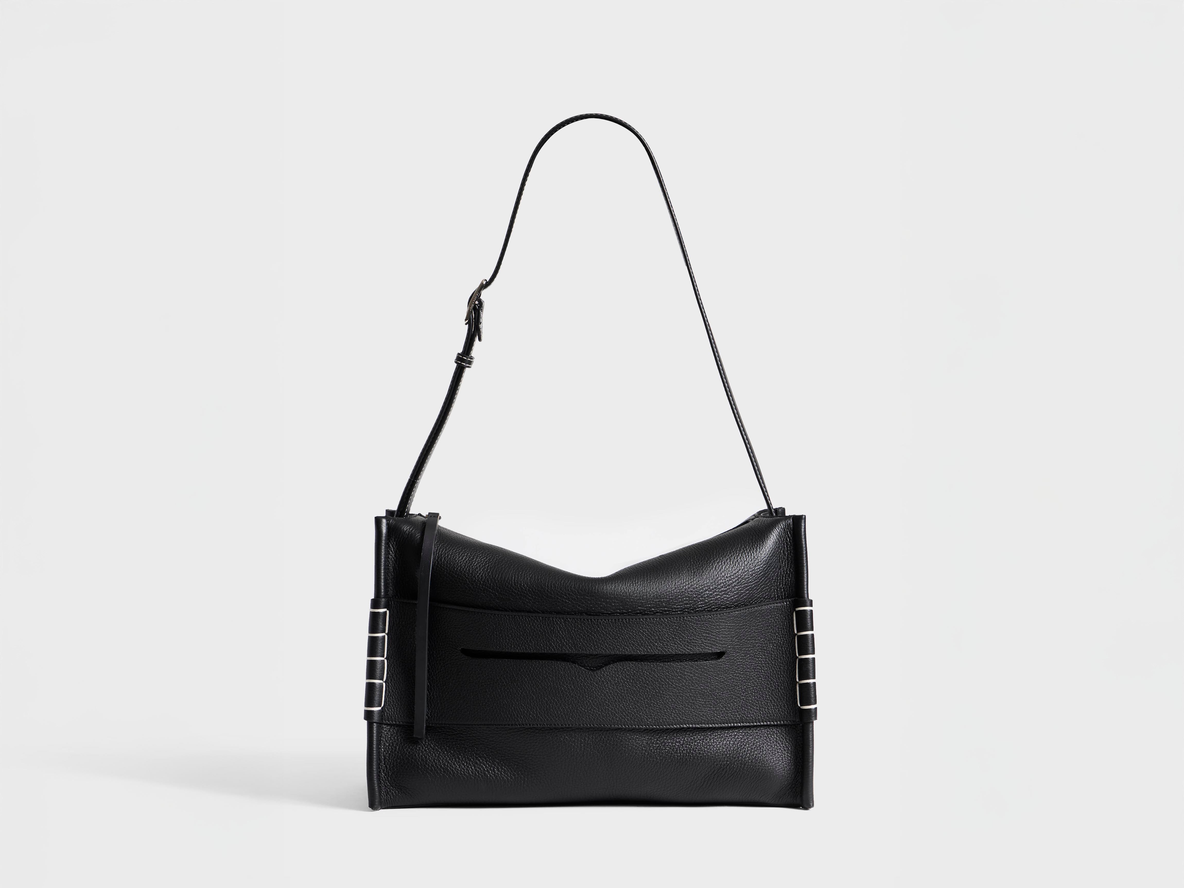 J.W.Anderson Messenger Loafer Bag Tasche Schwarz Leder Crossbody