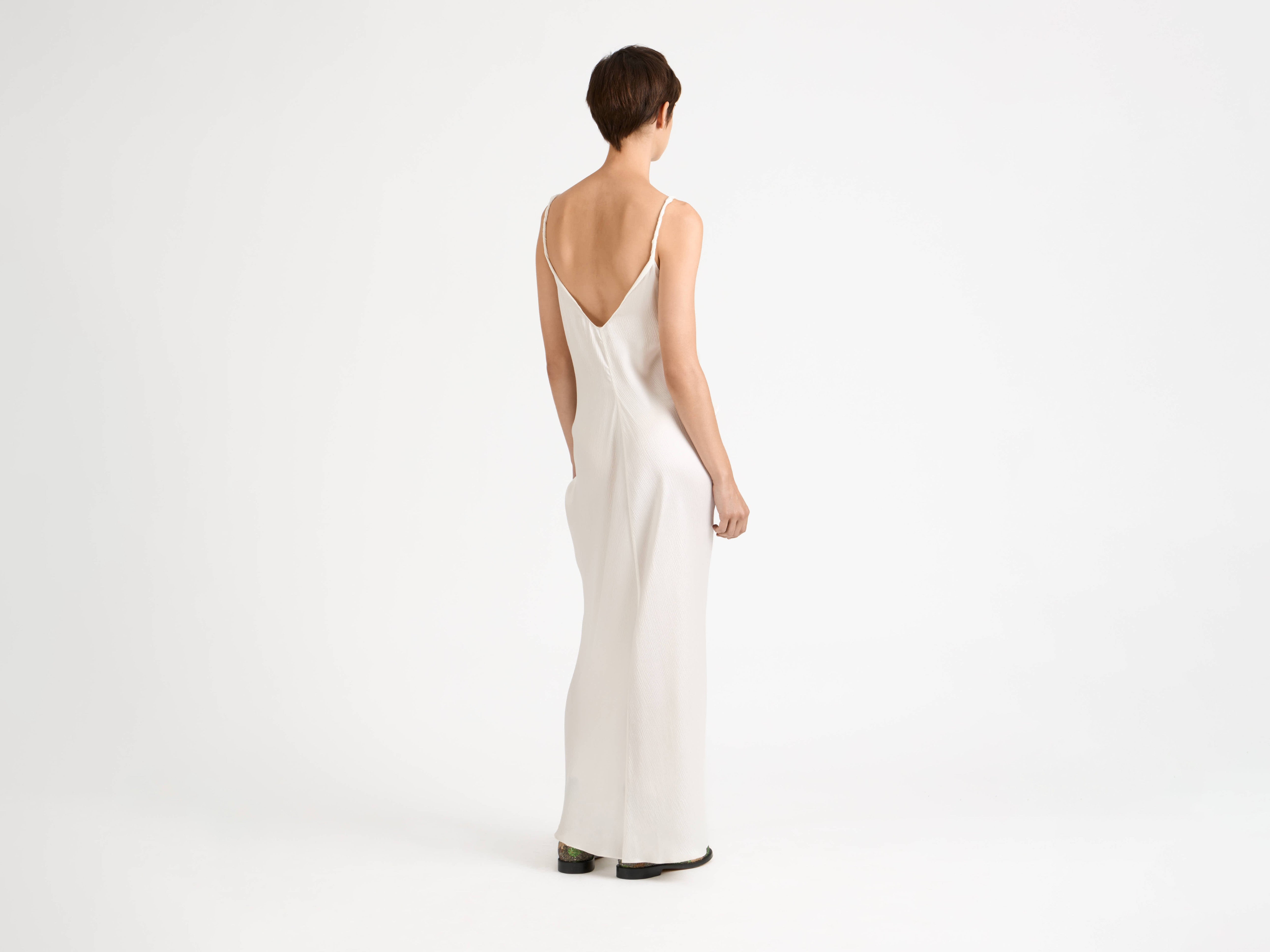 J.W.Anderson Dresses Knotted Waist Longline Kleid Damen Off White
