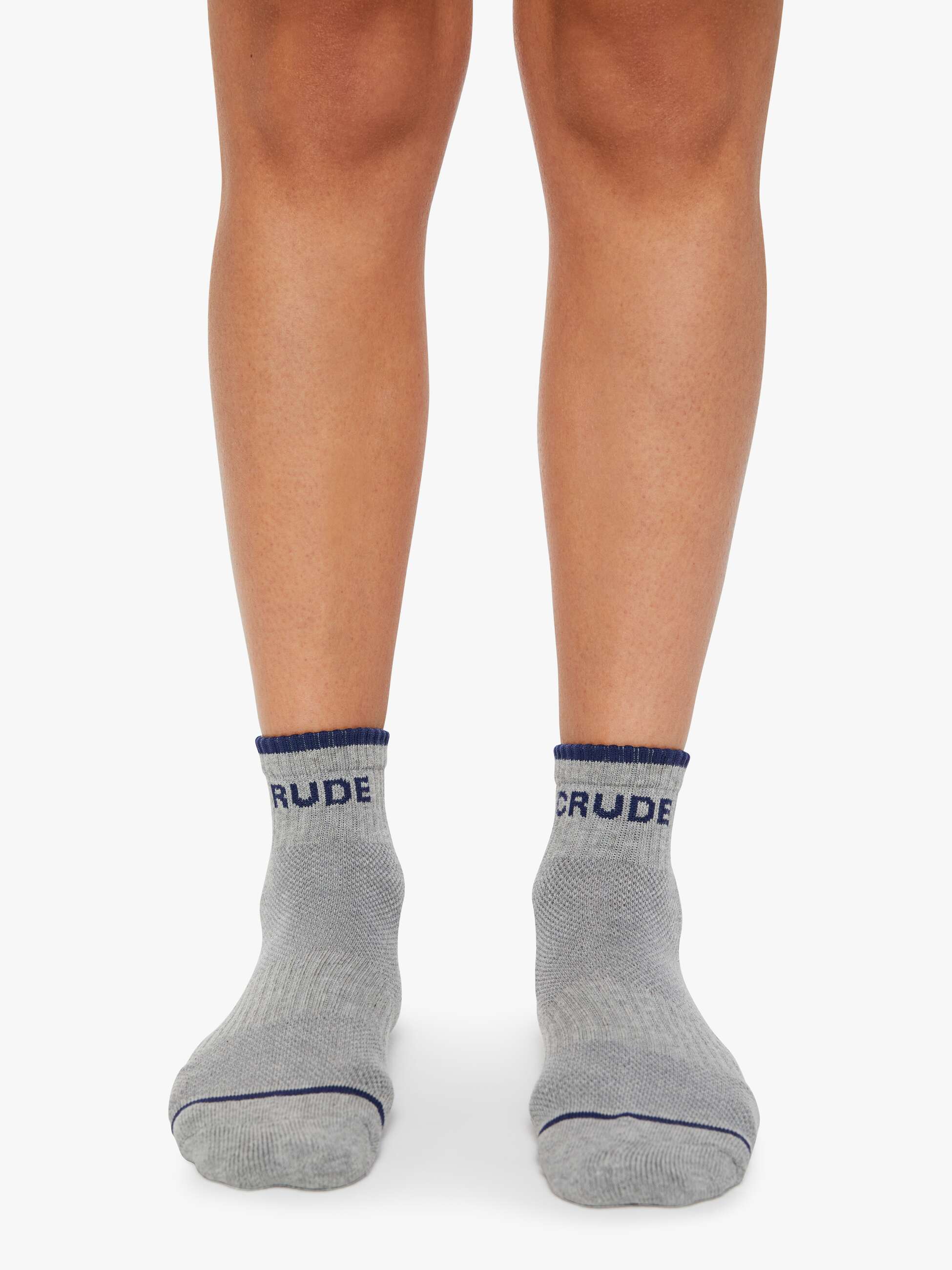 Mother Baby Steps Ankle Socken Rude Crude Grau