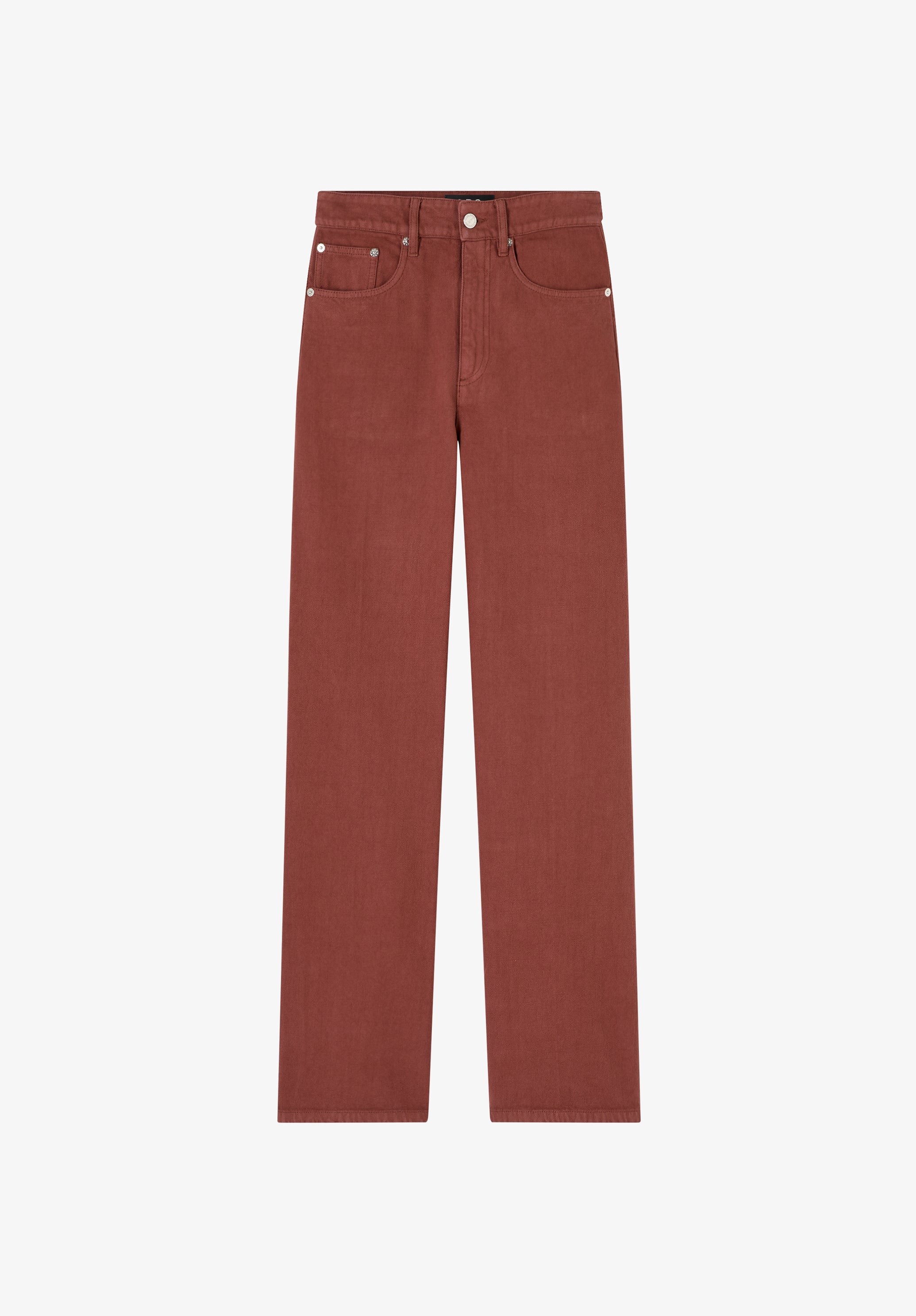 A.P.C. Domino Jeans High Waist gerade recycelte Baumwolle