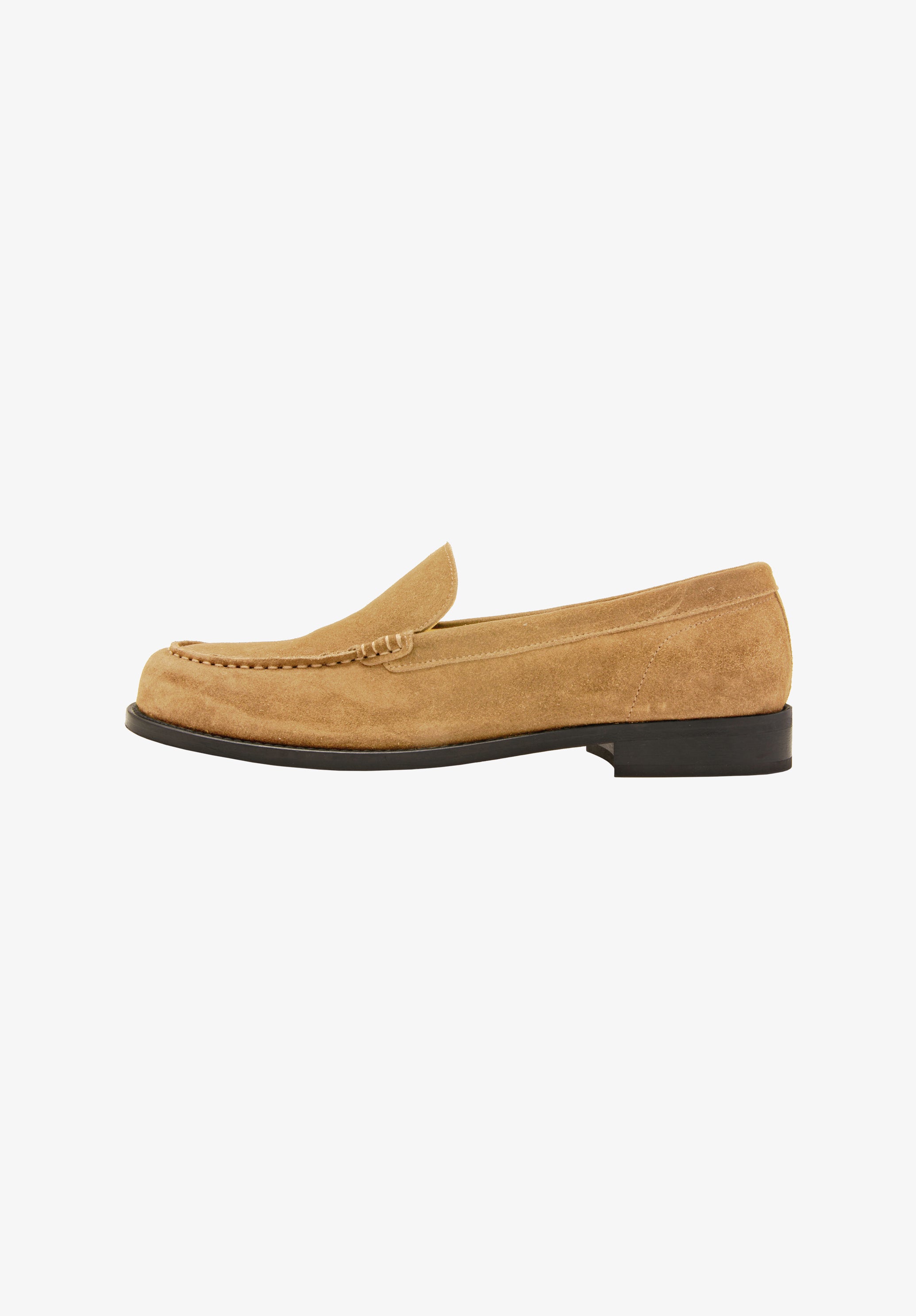 A.P.C. SHOES Mokassins Slipper beige 40 Glattleder