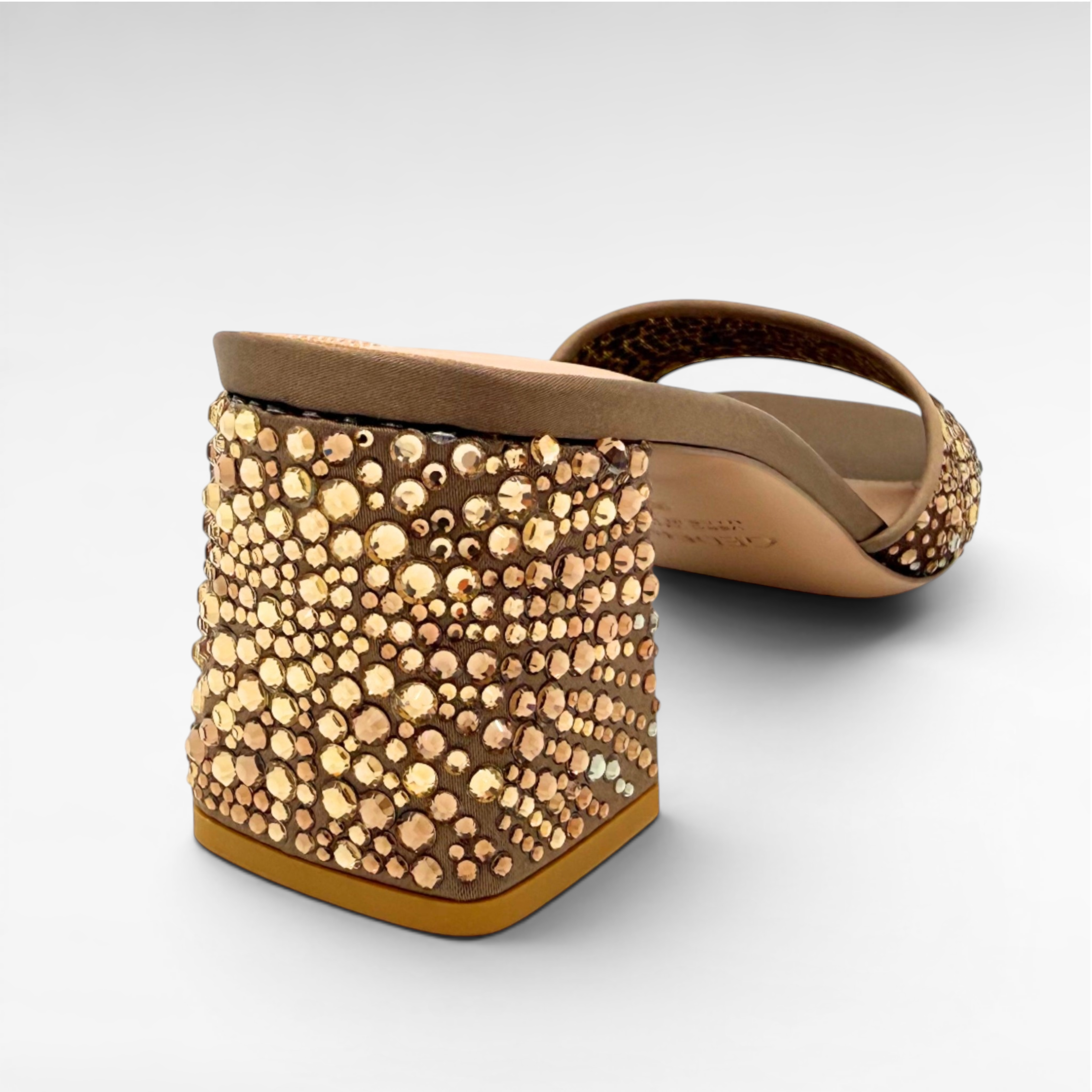 Gedebe Arya Mule 55B Mules Satin mit Kristallen