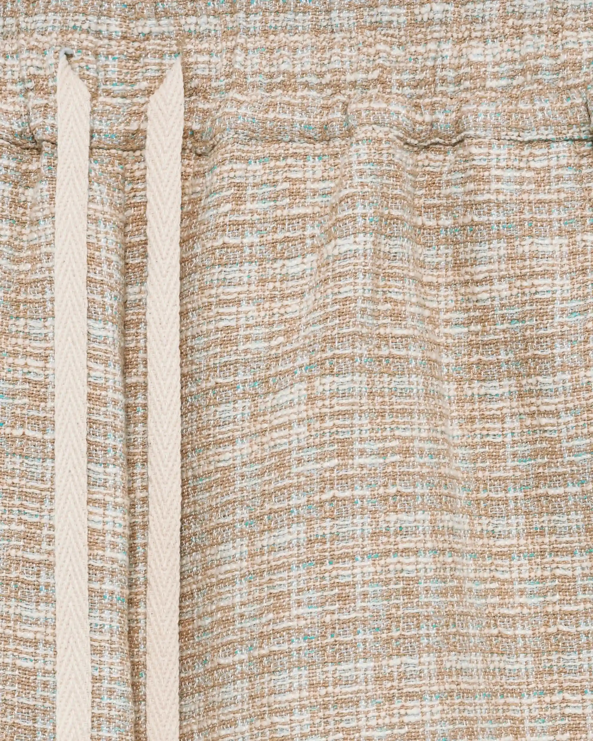 Drôle De Monsieur Short Tweed Shorts dunkelbeige Baumwolle