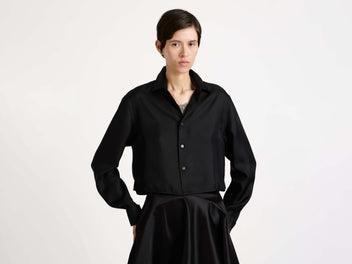 J.W.Anderson Shirts Knotted Sleeve T-Shirt Damen Schwarz Anker-Stick