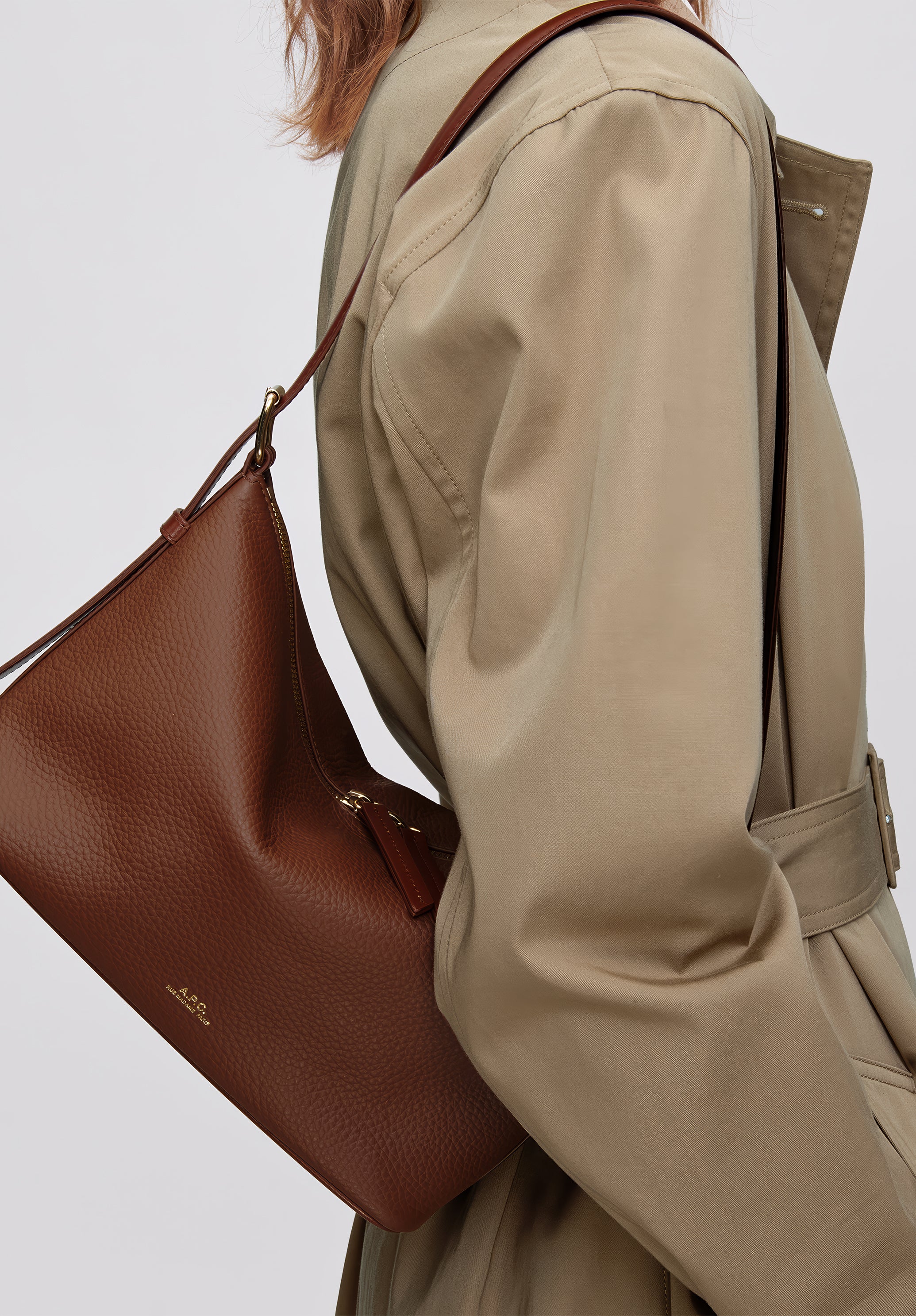 A.P.C. Vera Shoulder Tasche Leder TU