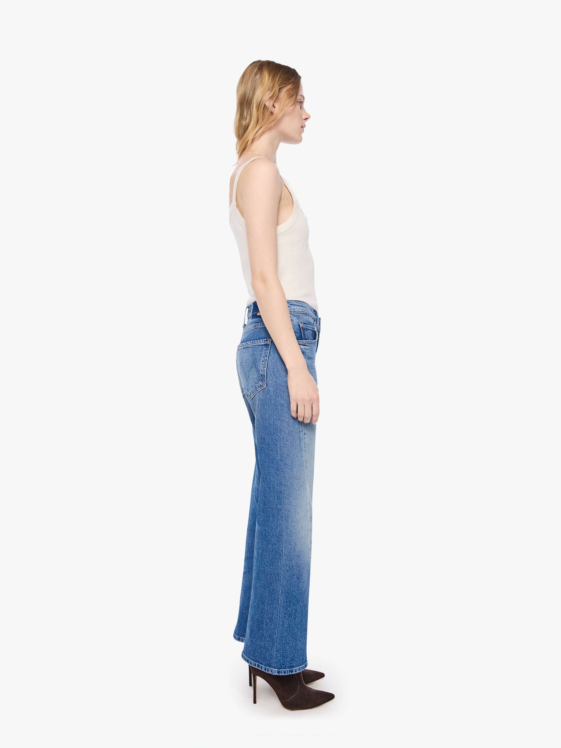 Mother Lil Bookie Twist Bootcut Jeans Just An Animal