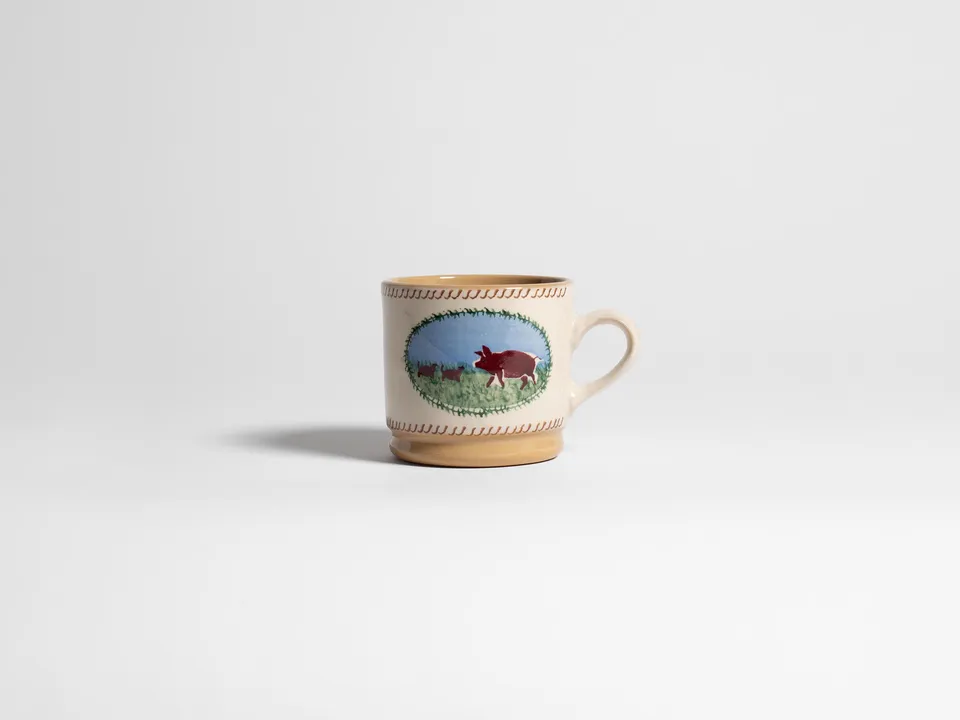 Nicholas Mosse Large Mug Tasse Weiß Multi Keramik
