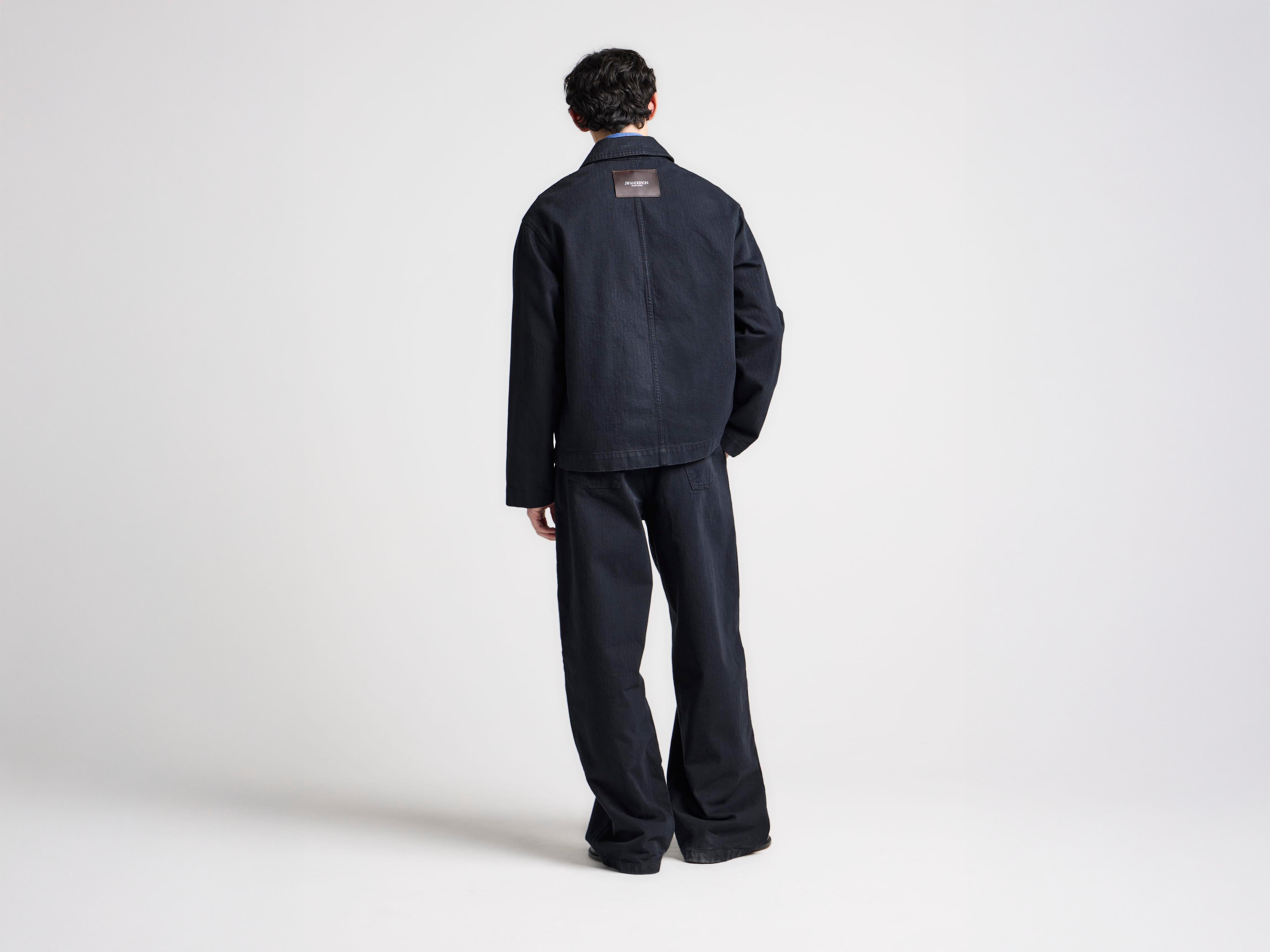 J.W.Anderson Workwear Patch Pocket Jacke Herren schwarz