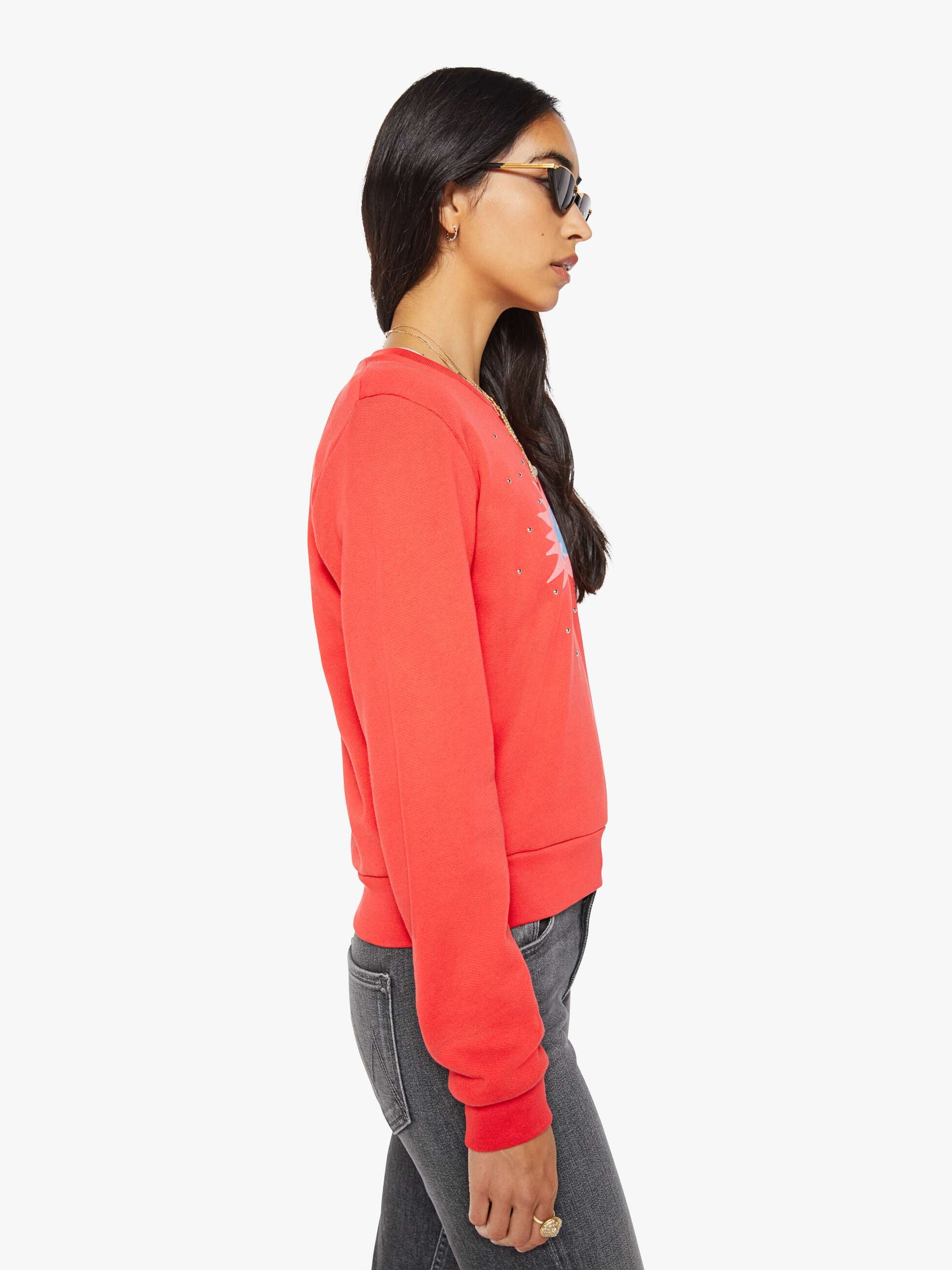 Mother The Dorito Camper Lil Firework Sweatshirt Rot Baumwolle