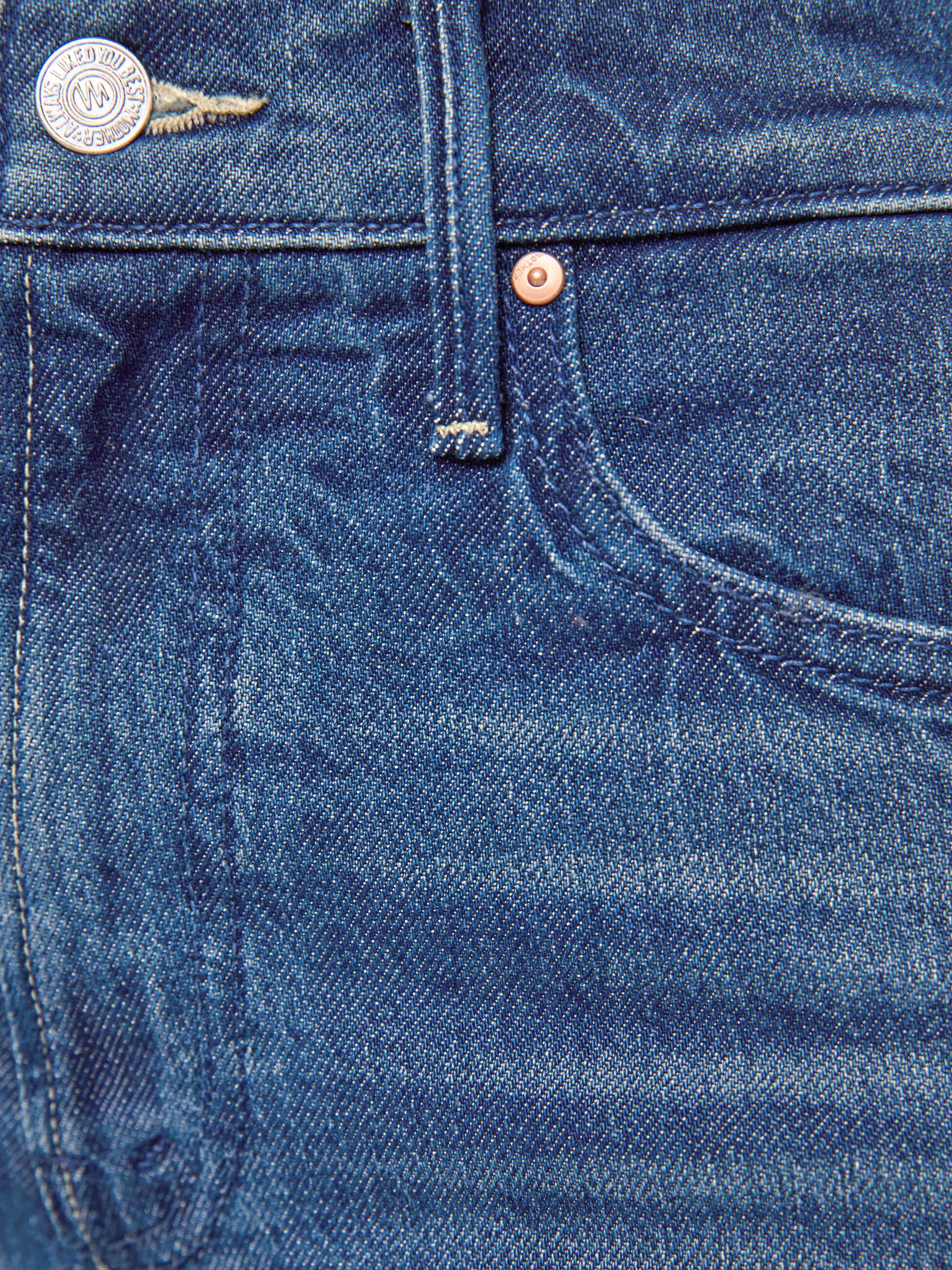 Mother Petites The Lil Kick It Jeans Which Is Witch Blau