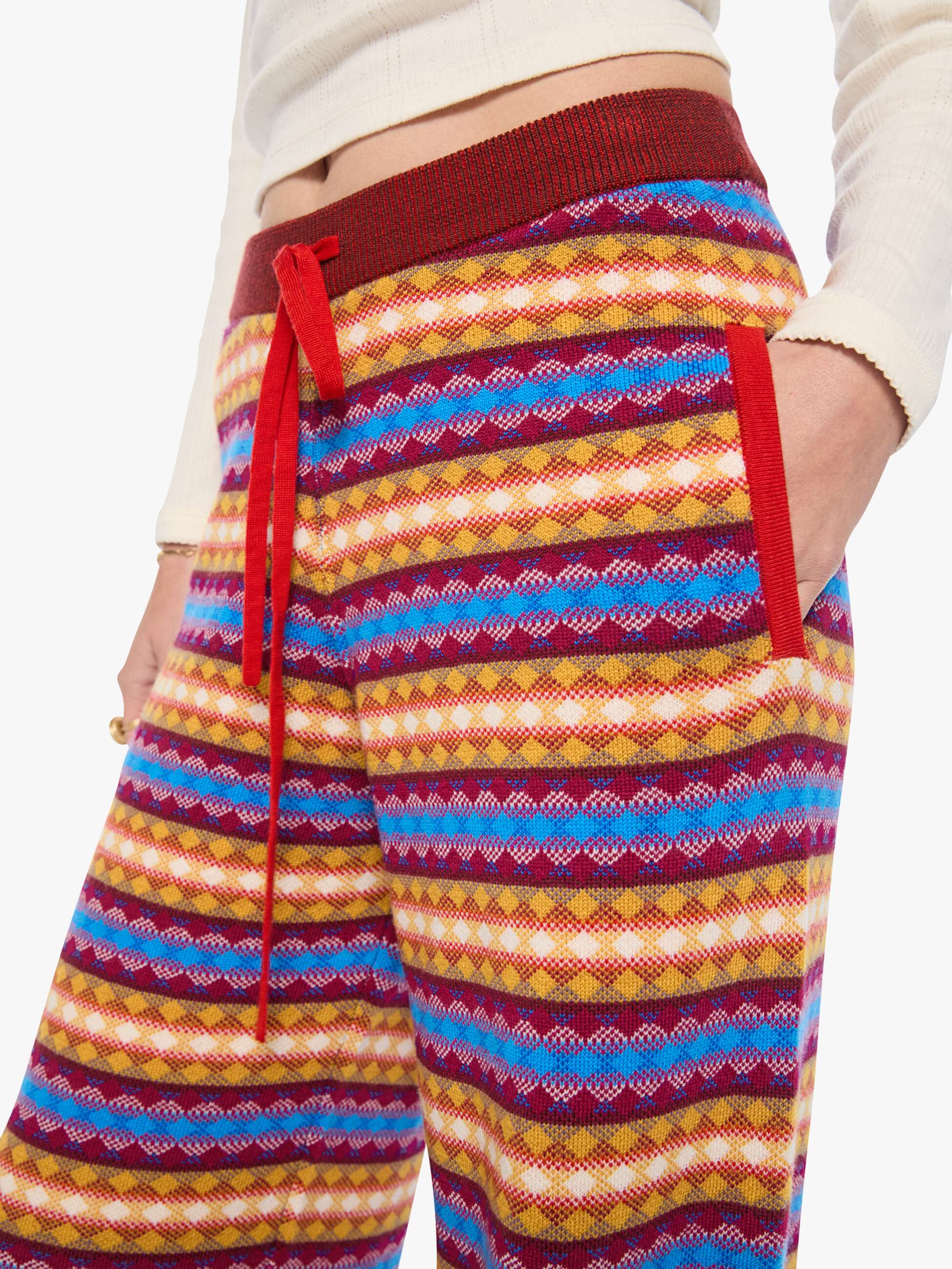 Mother The Quickie Skimp Hose Jacquard Merino Weit