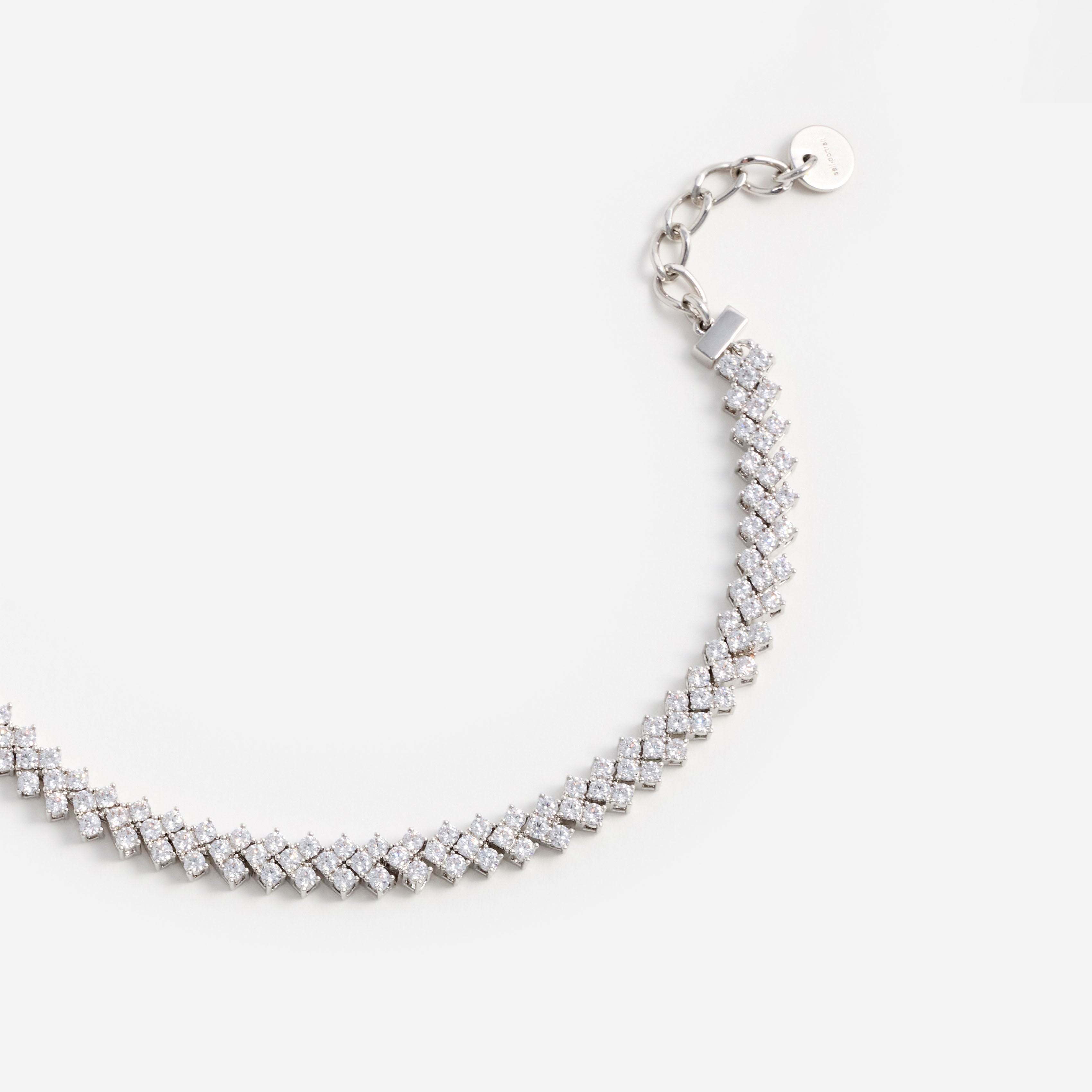 Self Portrait Silver Crystal Armband Silber Kristall One Size