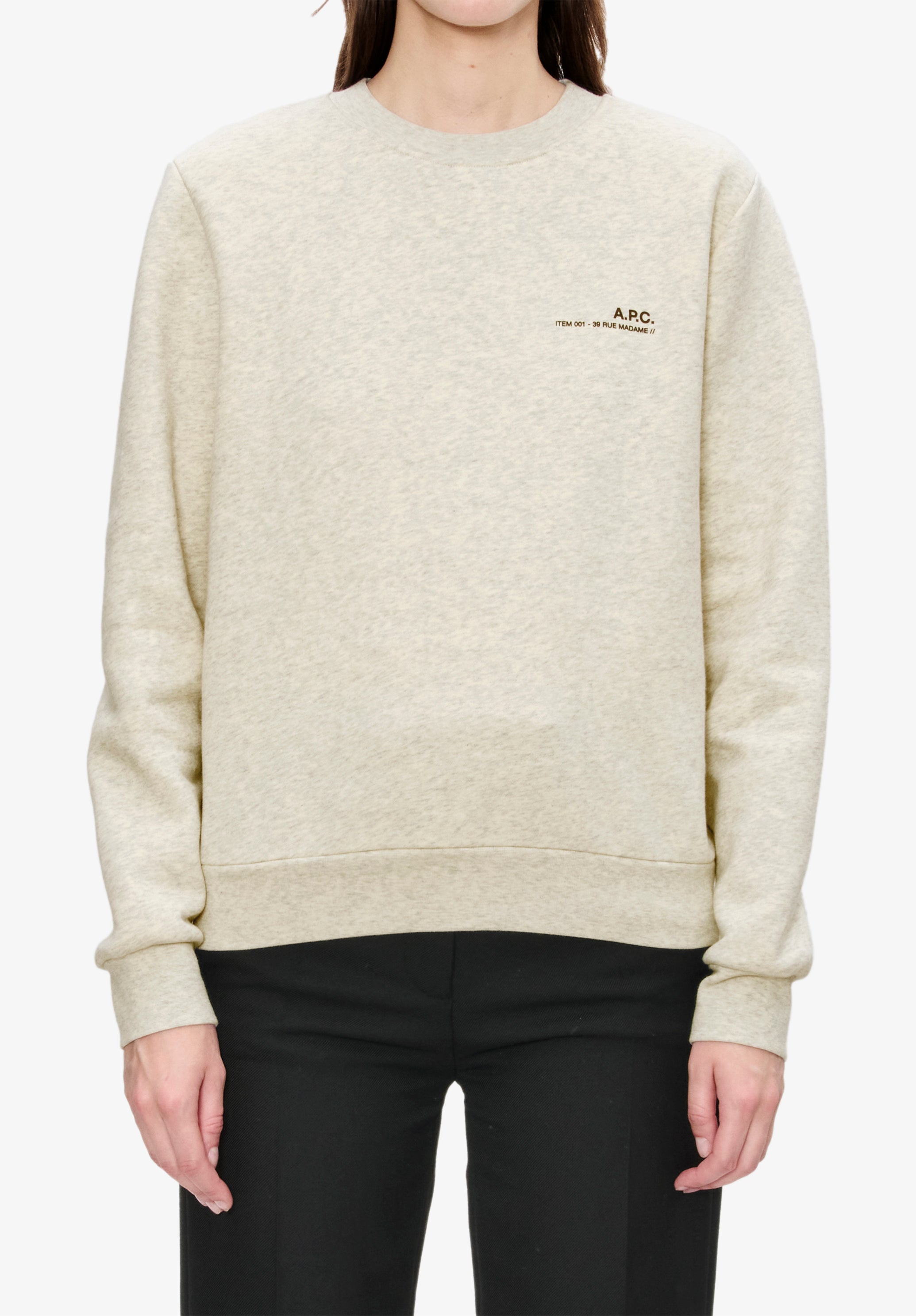 A.P.C. Standard Item Sweatshirt weiß Unisex