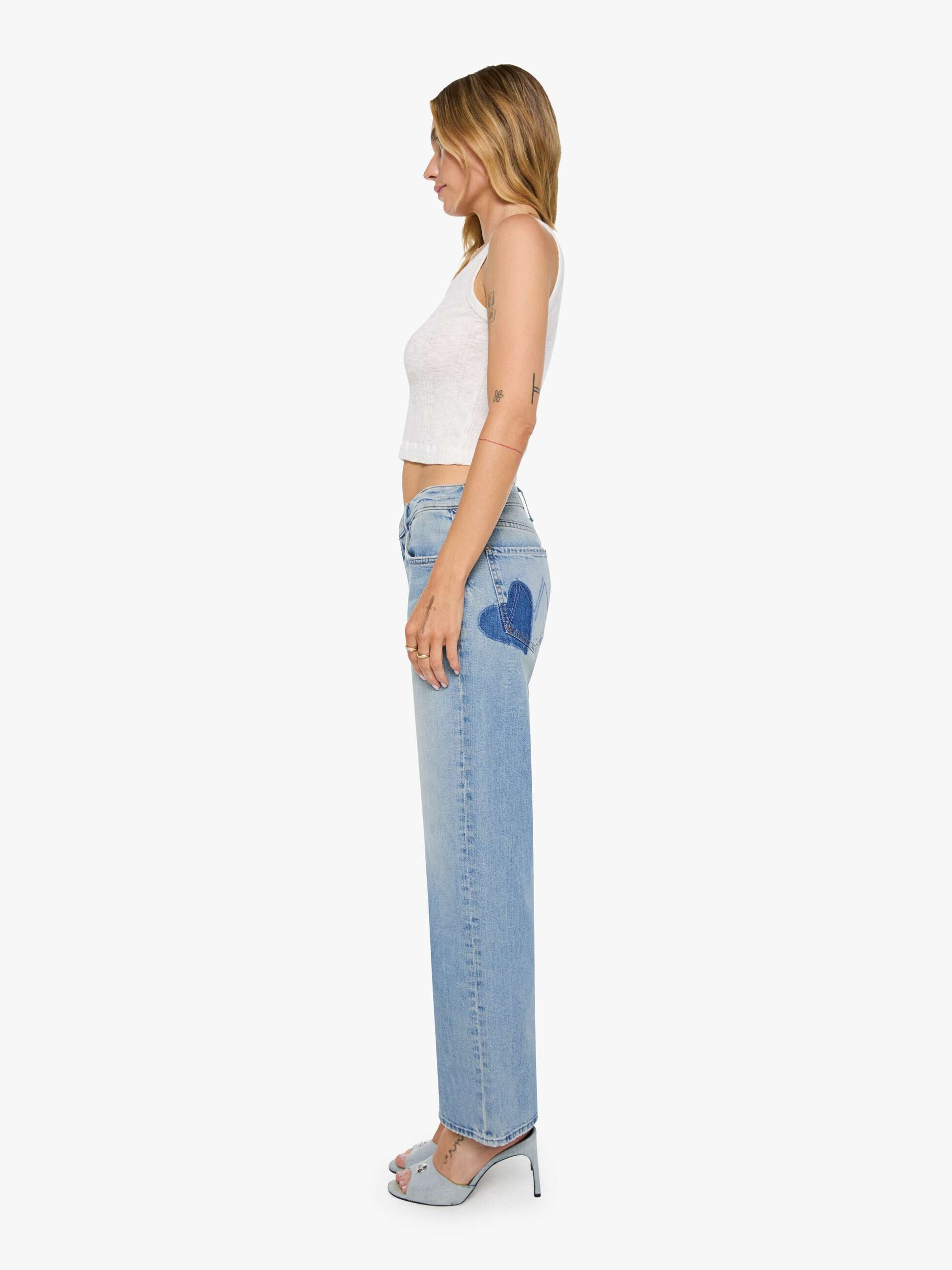 Mother Rambler Zip Skimp Jeans I Confess Mid Rise