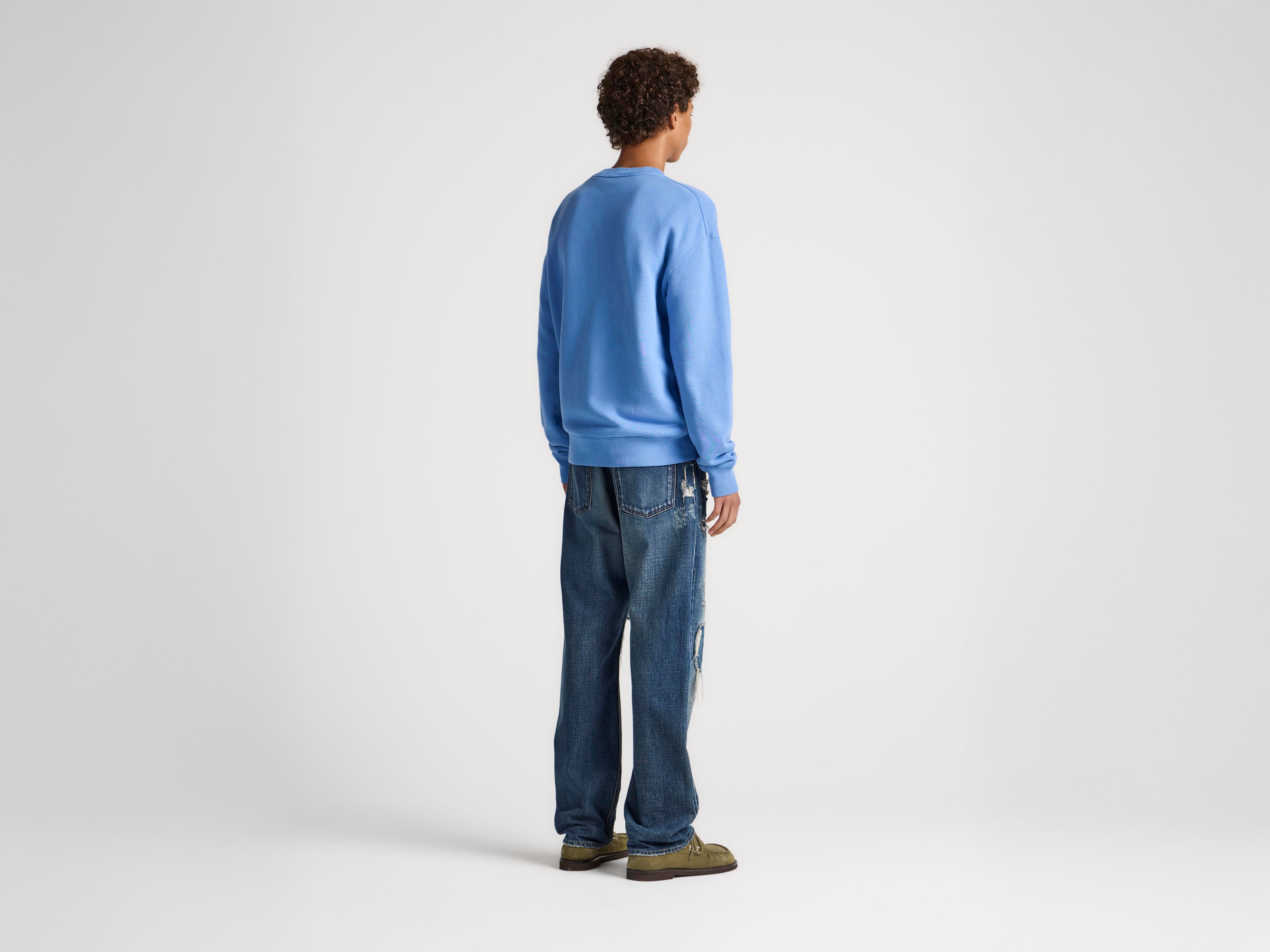 J.W.Anderson Ribbon Anchor Sweatshirt Herren blau Jersey