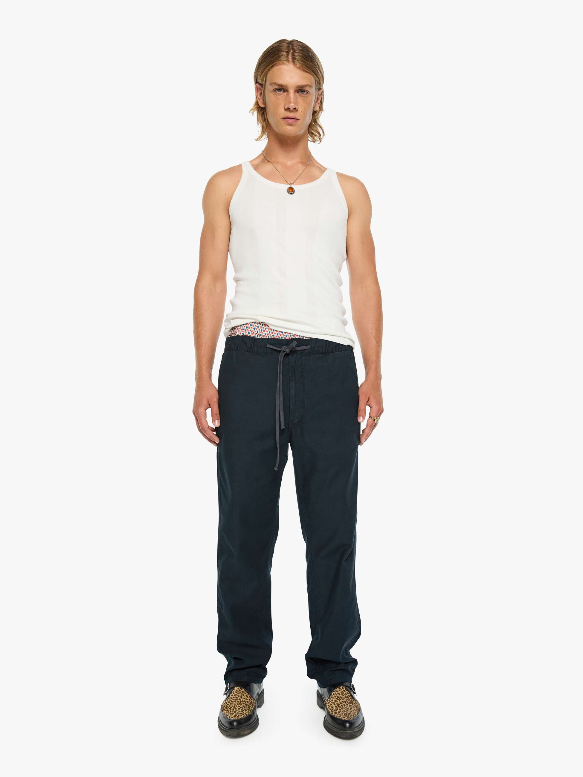 Mother Tim's Travel Pants Hose Herren Navy Baumwolle