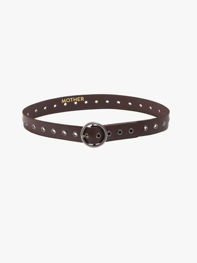 Mother Accessories The Racer Gürtel Dunkelbraun Leder