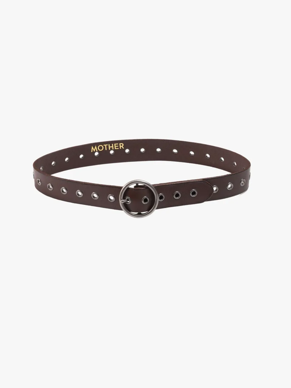 Mother Accessories The Racer Gürtel Dunkelbraun Leder