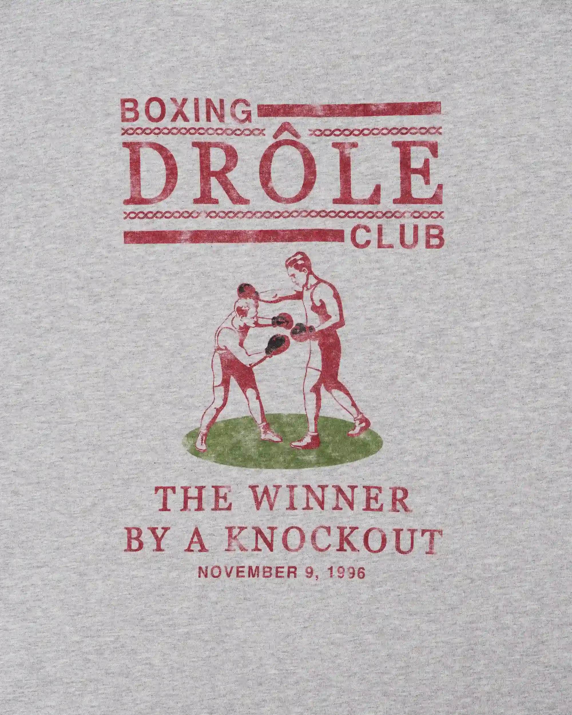 Drôle De Monsieur Drôle Boxers T-Shirt grau Baumwolle