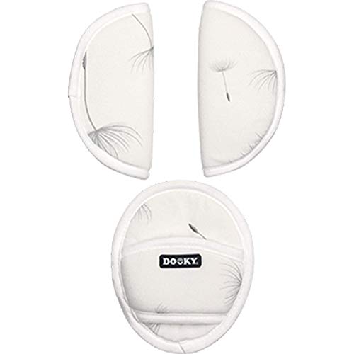 Dooky Universal Pads Gurtpolster Dandelion Weiß 3er Set