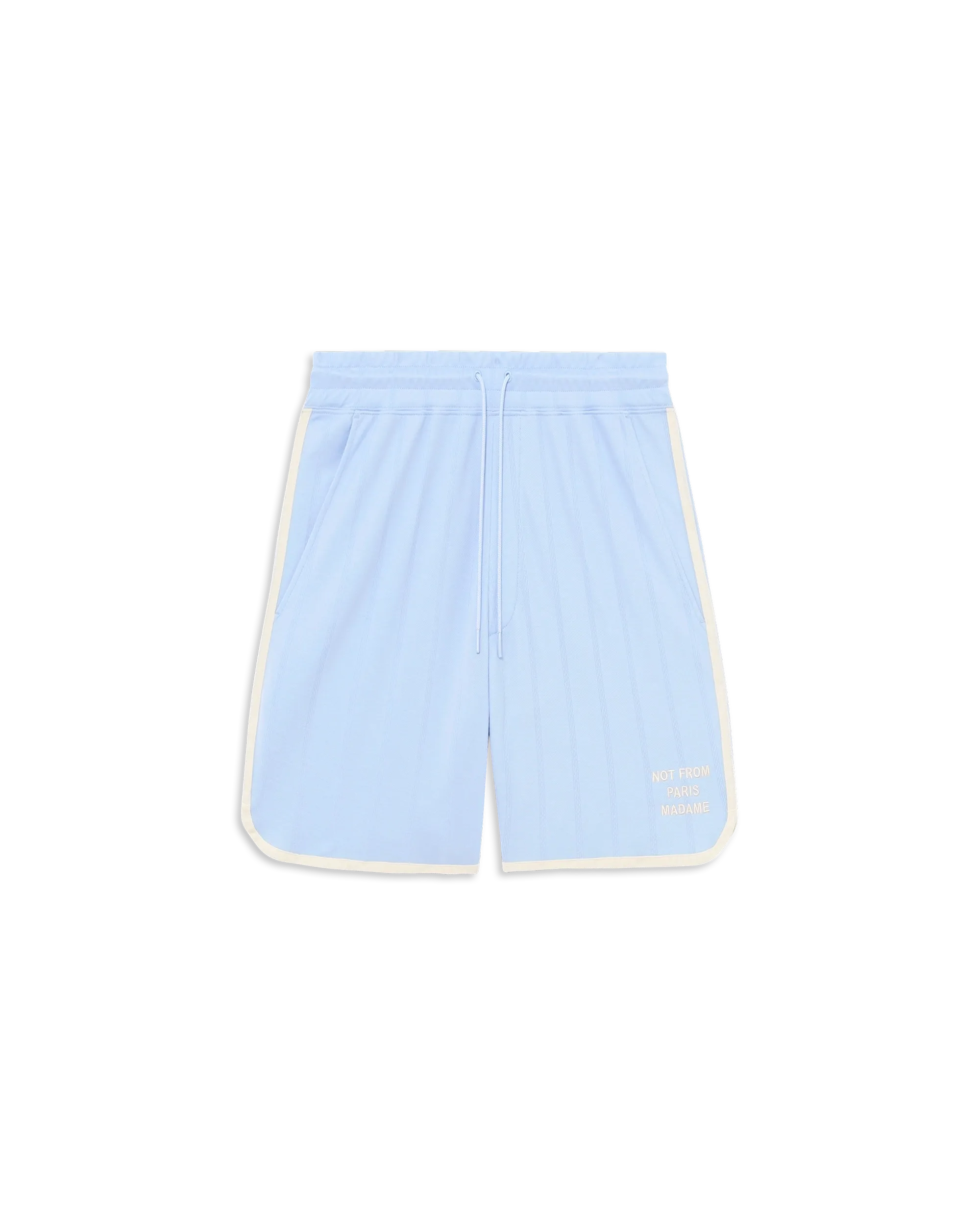 Drôle De Monsieur Slogan Short Hellblau Baumwollmischung