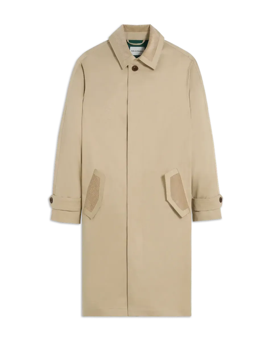 Drôle De Monsieur Le Trench Trenchcoat Beige Baumwolle Gabardine