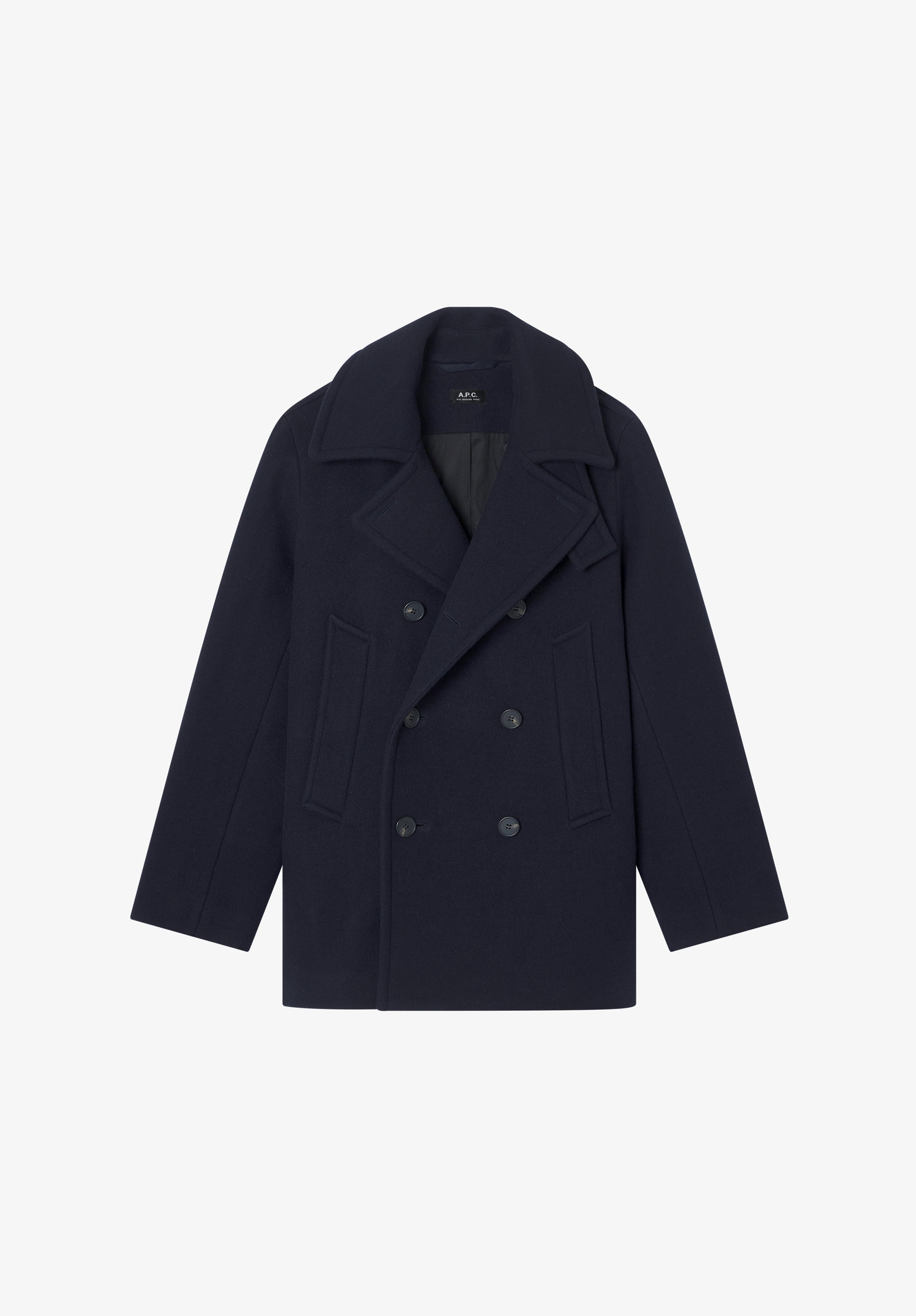 A.P.C. Cabanjacke Recycling-Wolle zweireihig