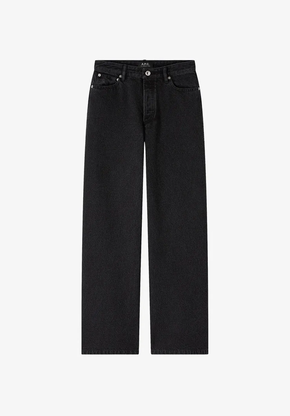 A.P.C. Elisabeth Jeans Denim hohe Taille 70er-Schnitt
