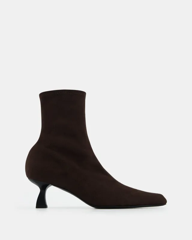 Nodaleto Dona Stretch Boot 50 Stiefel Dark Brown Suede