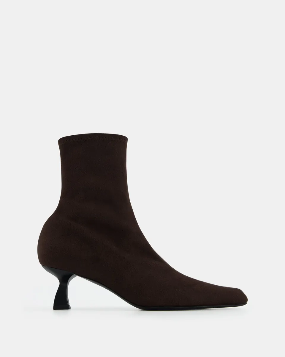 Nodaleto Dona Stretch Boot 50 Stiefel Dark Brown Suede