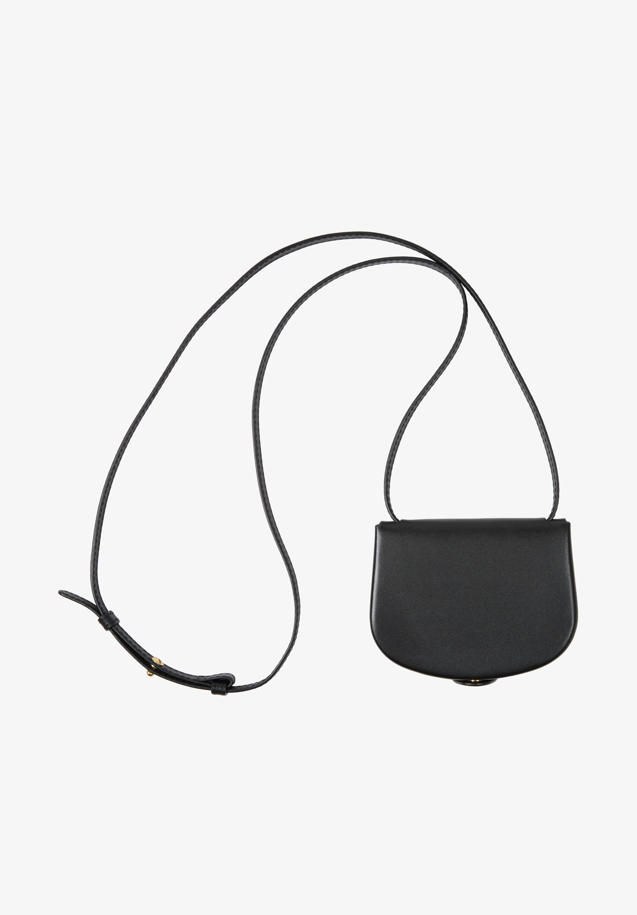 A.P.C. Jo Strap Portemonnaie Glattleder mit Riemen TU
