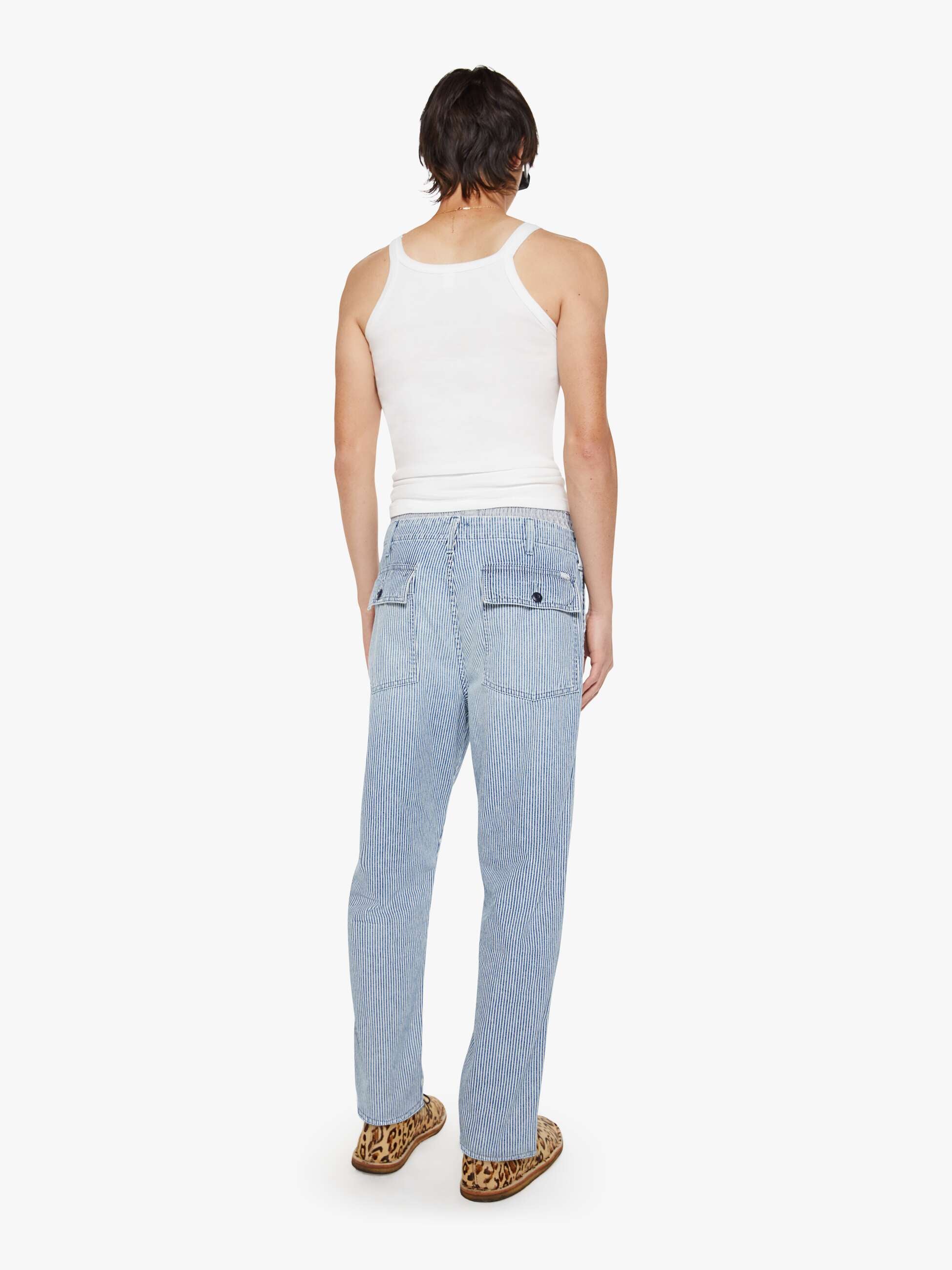 Mother Commando Cross The Line Jeans Hellblau Herren
