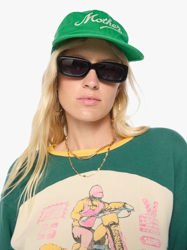 Mother Hats Off Dad Cap Jade Grün Baumwolle