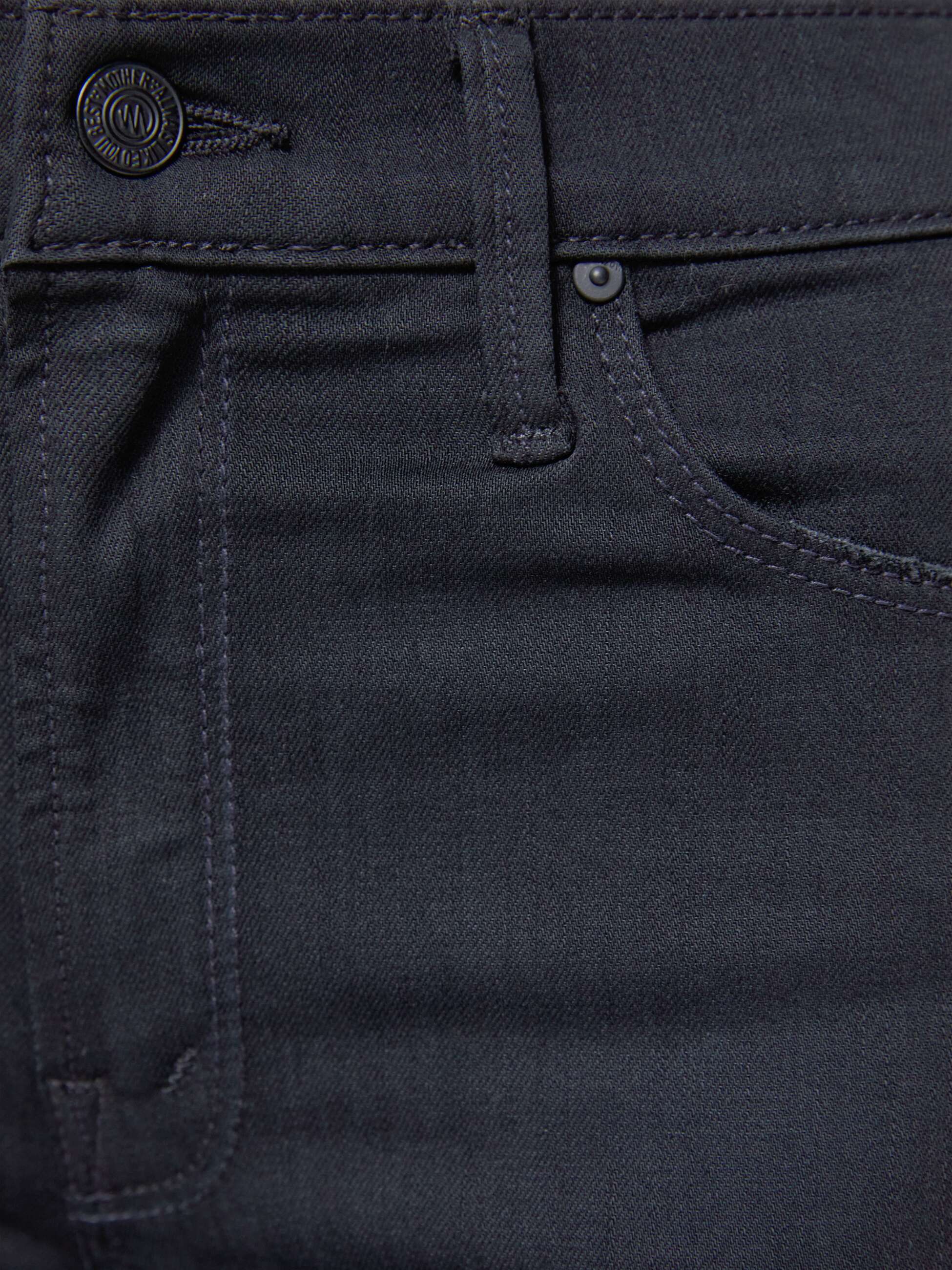 Mother Mid Rise Dazzler Ankle Jeans Schwarz Not Guilty