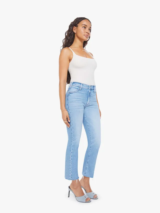 MOTHER Lil Hustler Petite Jeans Sow Surreal Hellblau