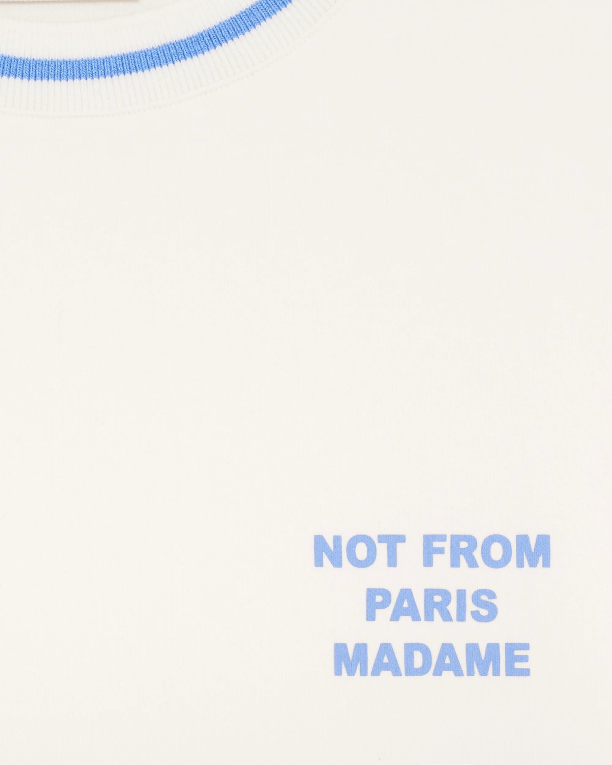 Drôle De Monsieur Sport Slogan T-Shirt off-white